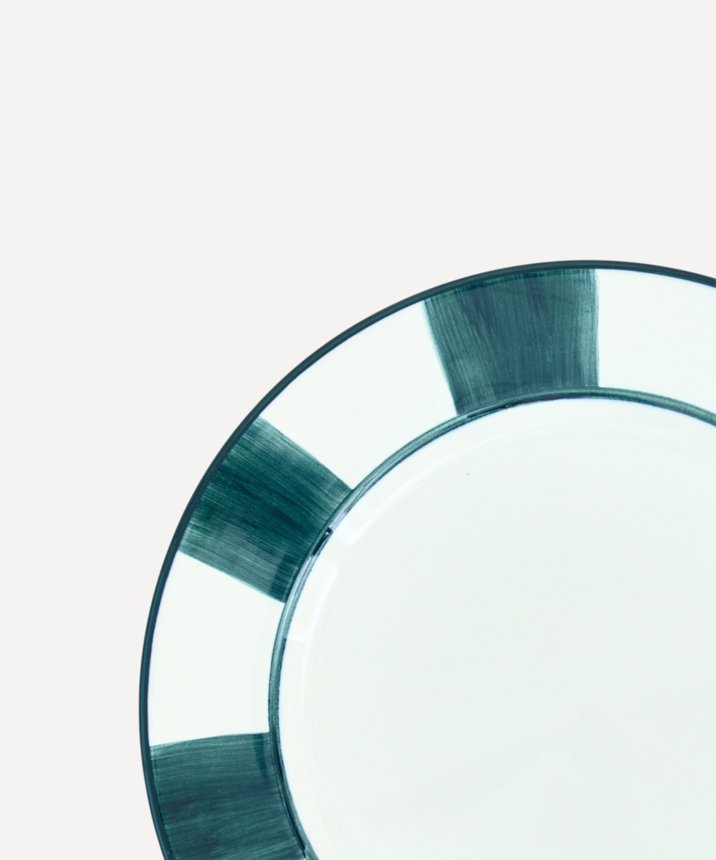Franjas Dinner Plate, Teal