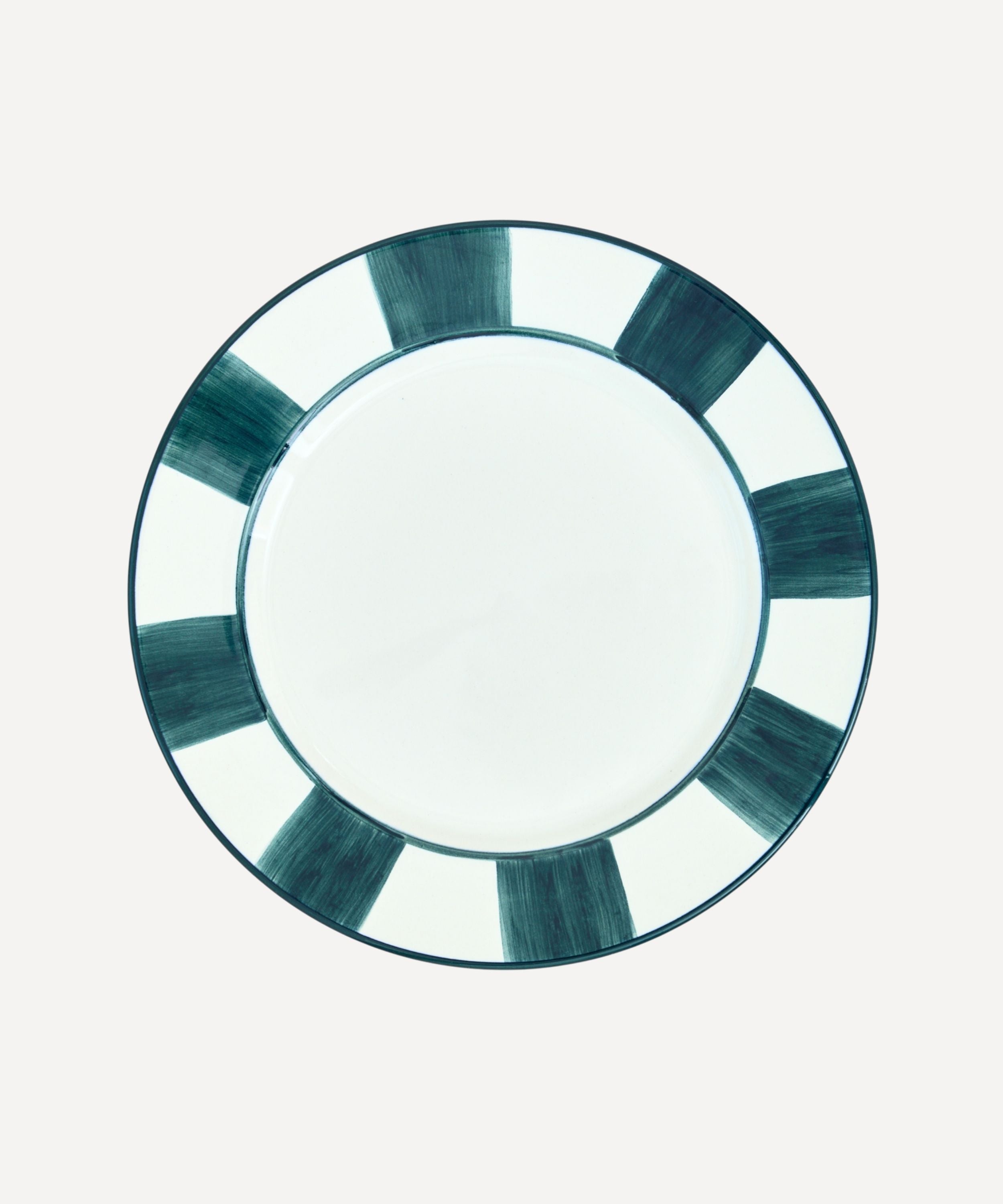 Franjas Dinner Plate, Teal