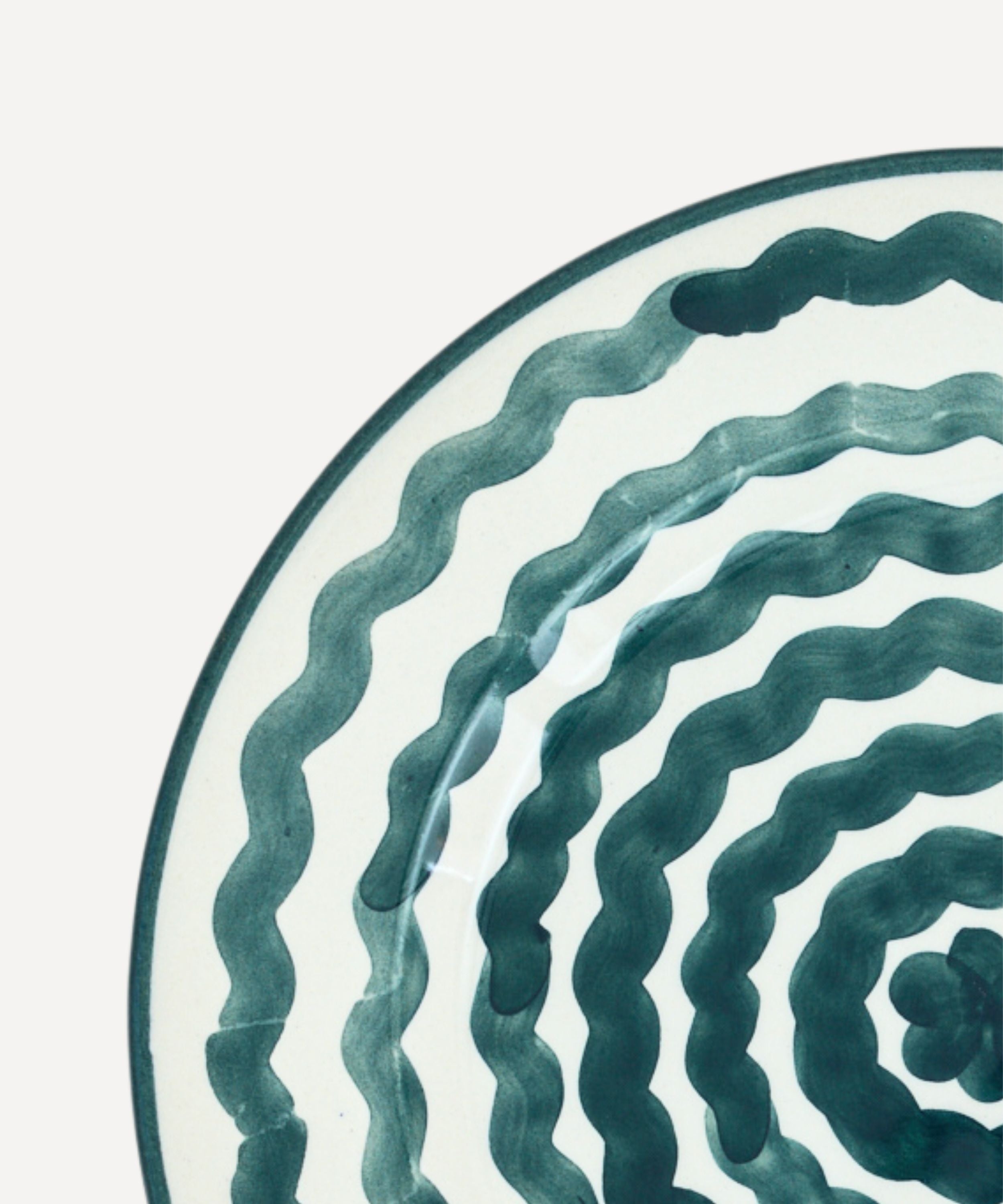 Ondas Side Plate, Teal