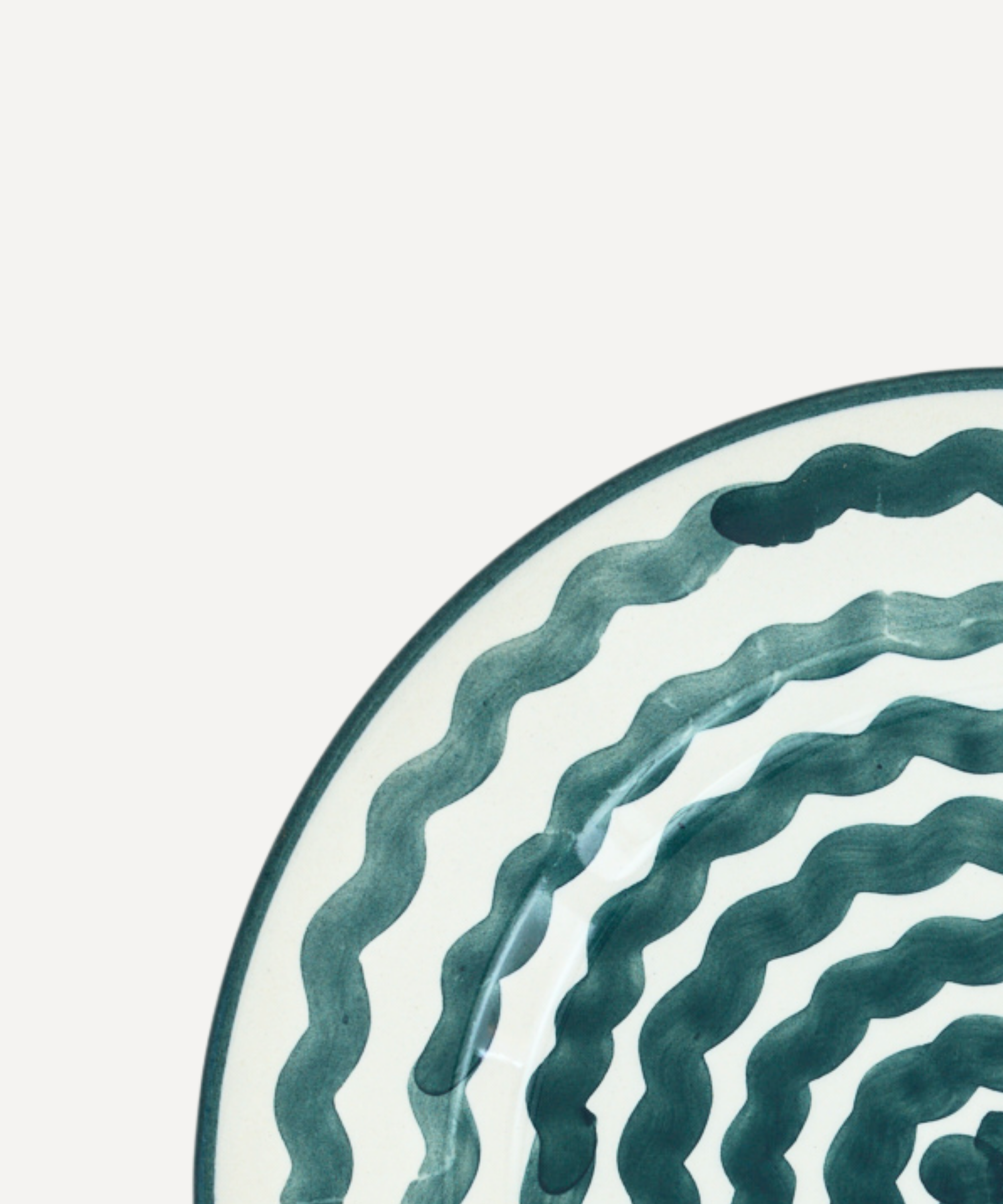 Ondas Side Plate, Teal