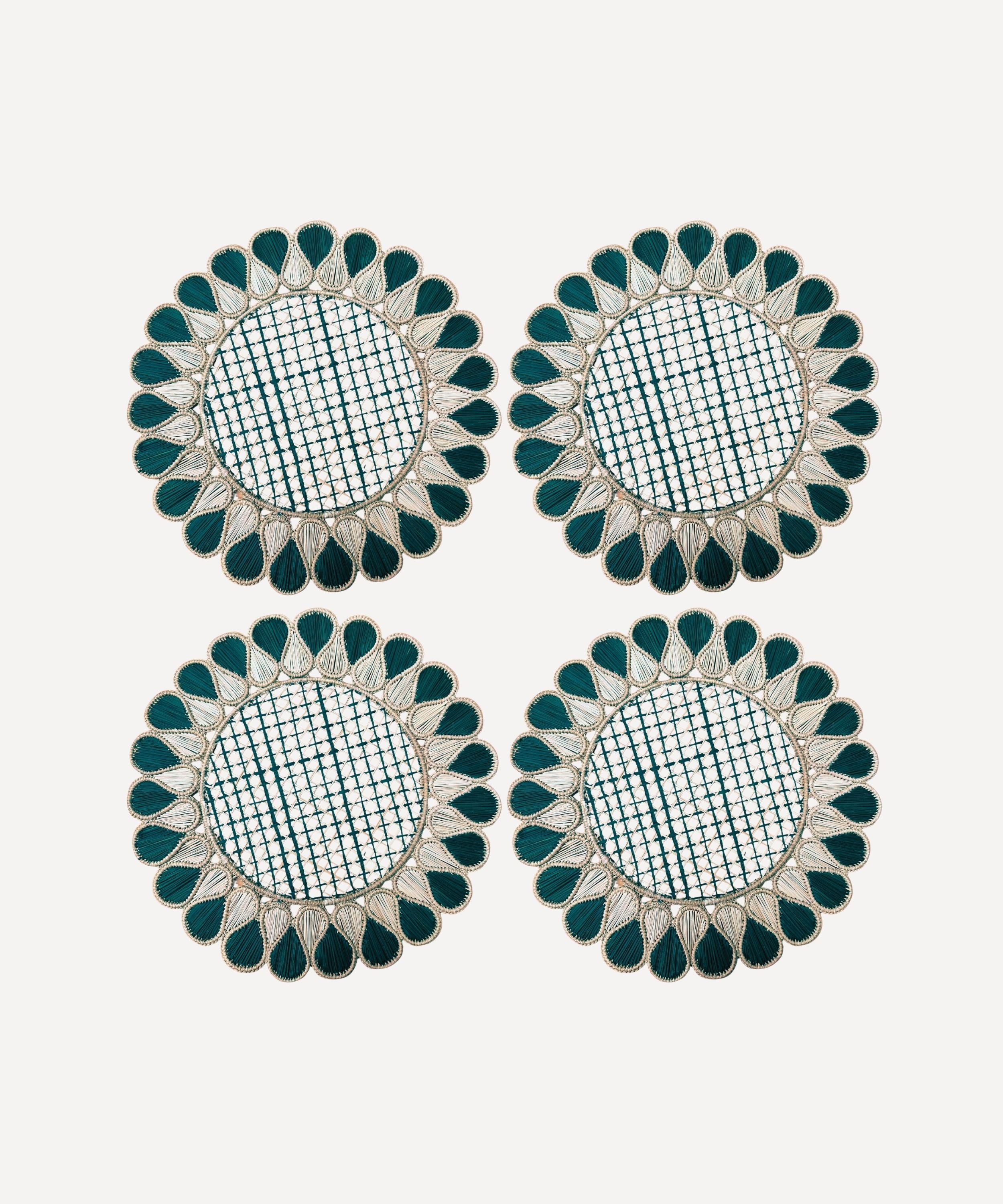 Lupita Placemat, Teal (Set of 4)
