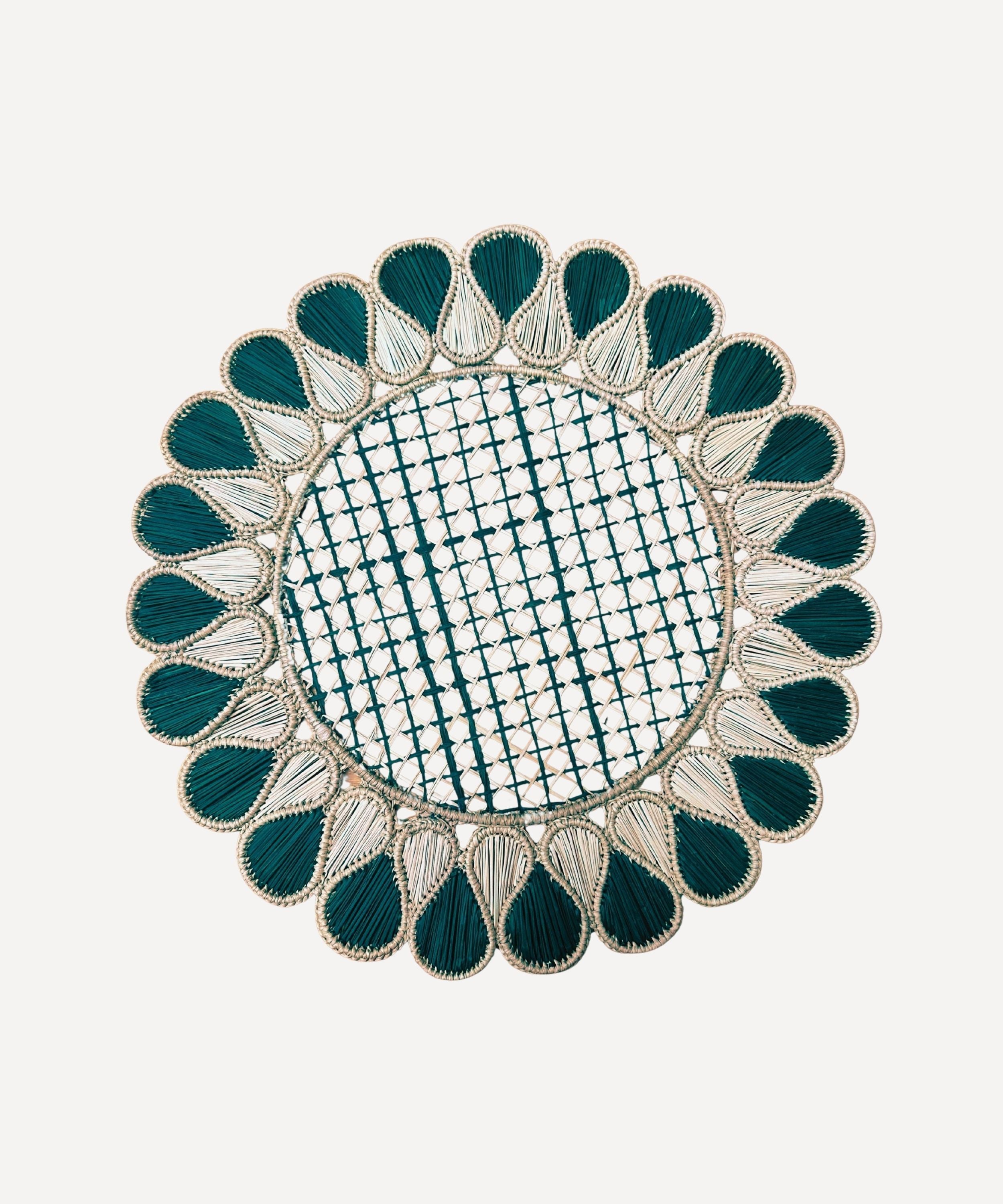 Lupita Placemat, Teal (Set of 4)