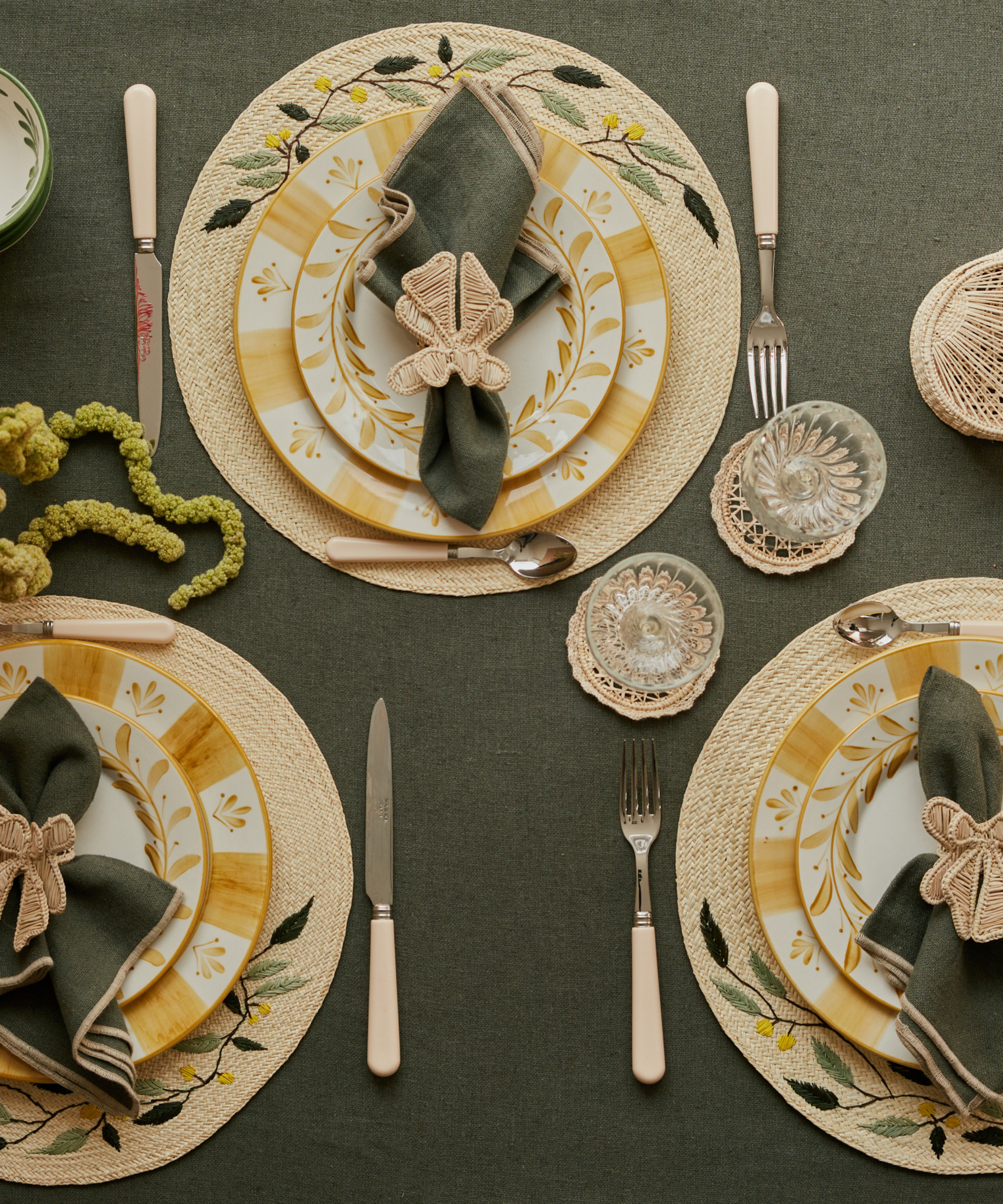 Ribbon Napkin Ring, Natural