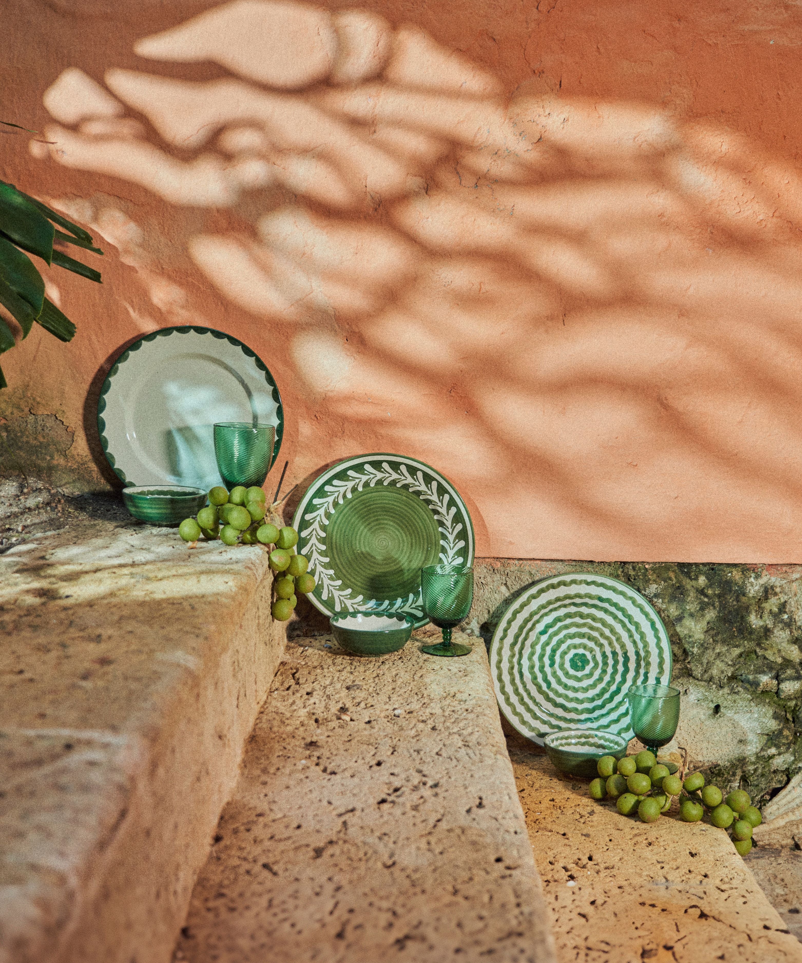 Dark Helecho Dinner Plate, Fern Green