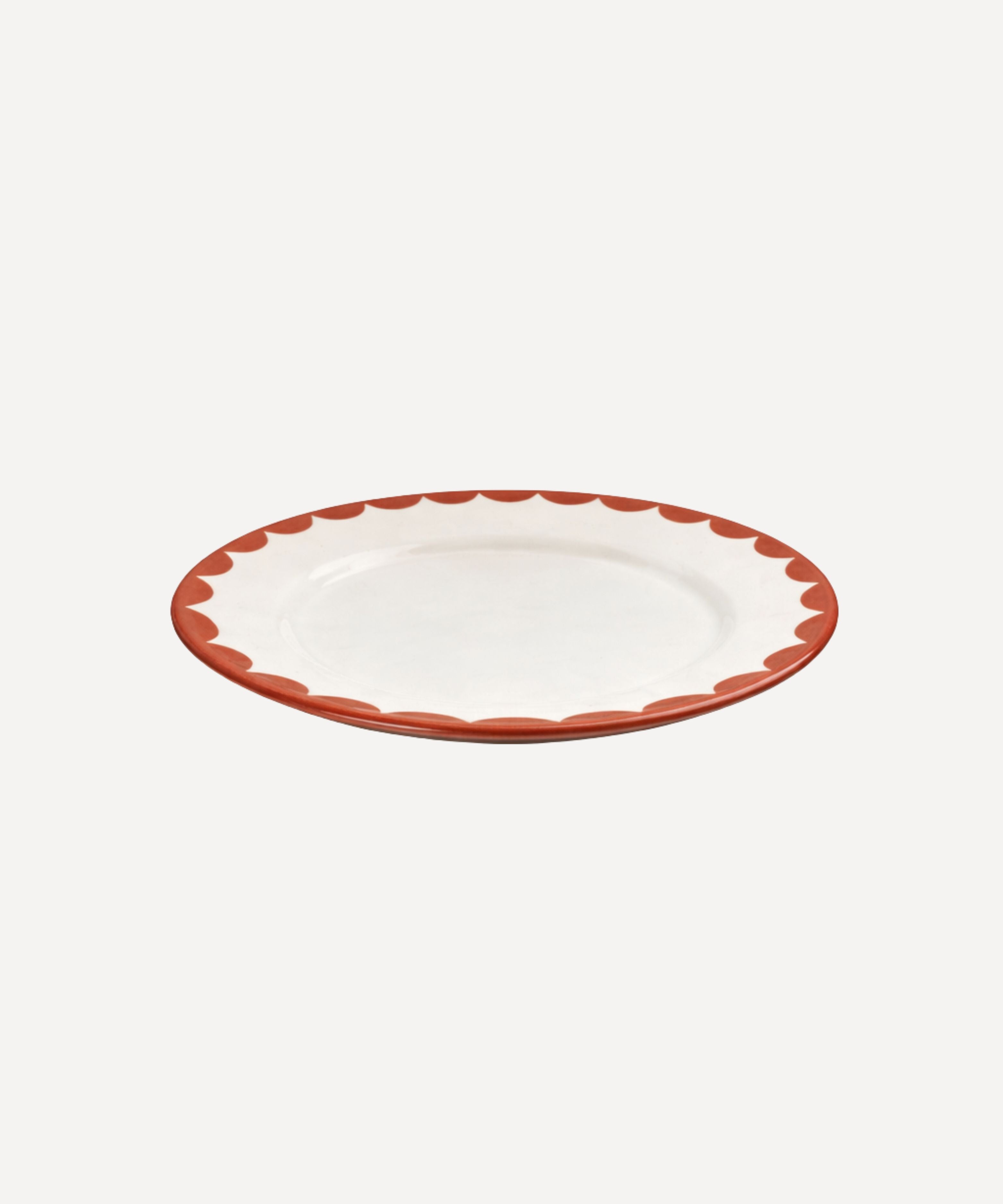 Cascos Side Plate, Rust Red