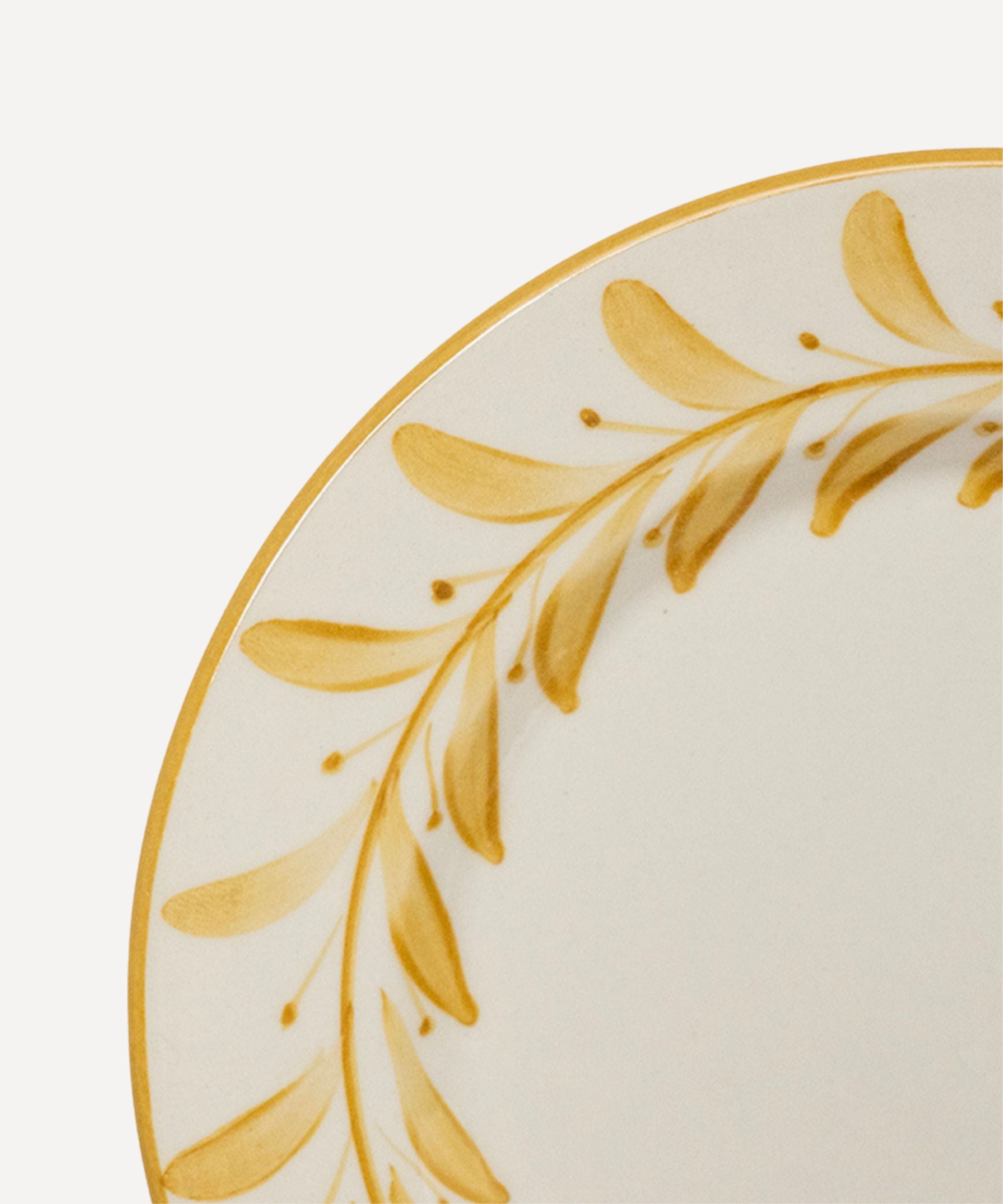 Helecho Side Plate, Golden Yellow