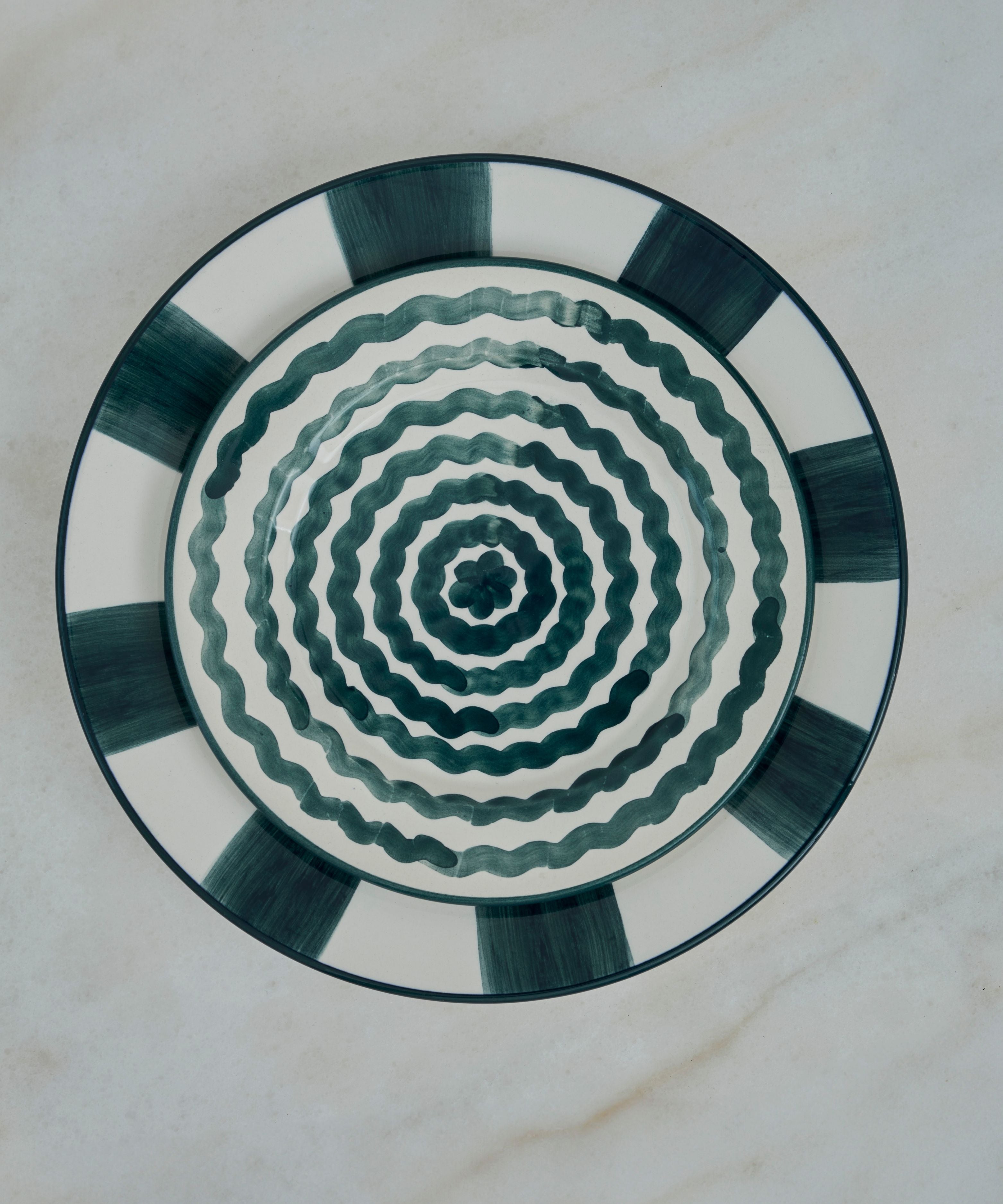 Ondas Side Plate, Teal