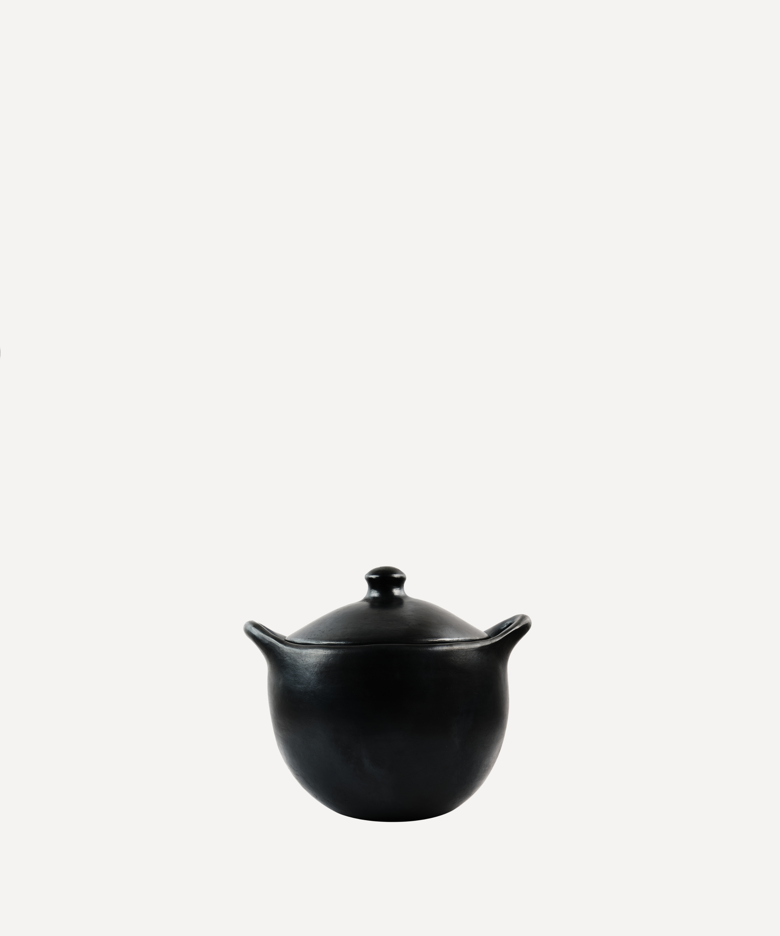 Chamba Black Clay Cocotte | Colombian Pottery