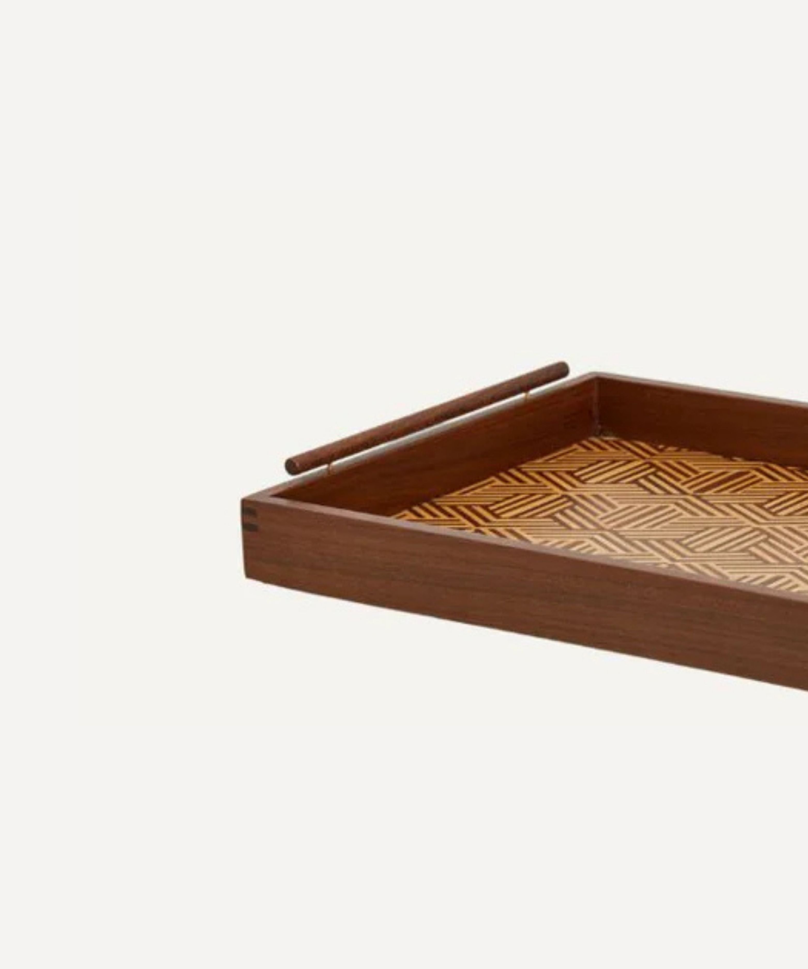 Lara Marquetry Tray - Small