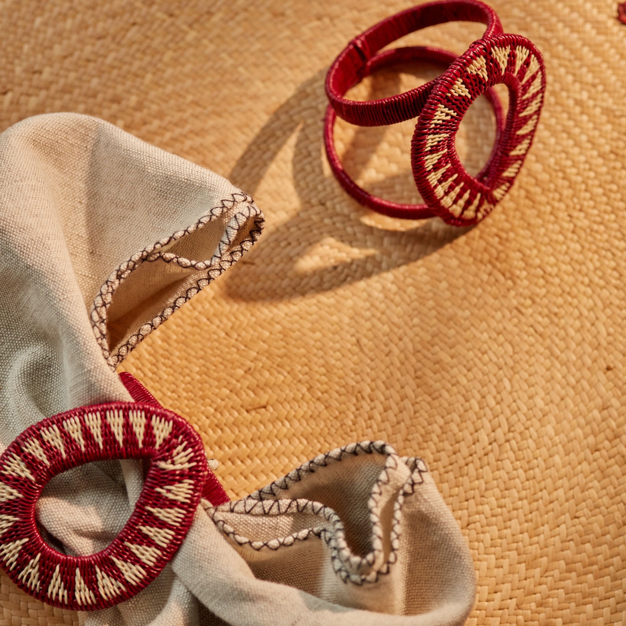 Gota Werregue Napkin Ring - Marsala