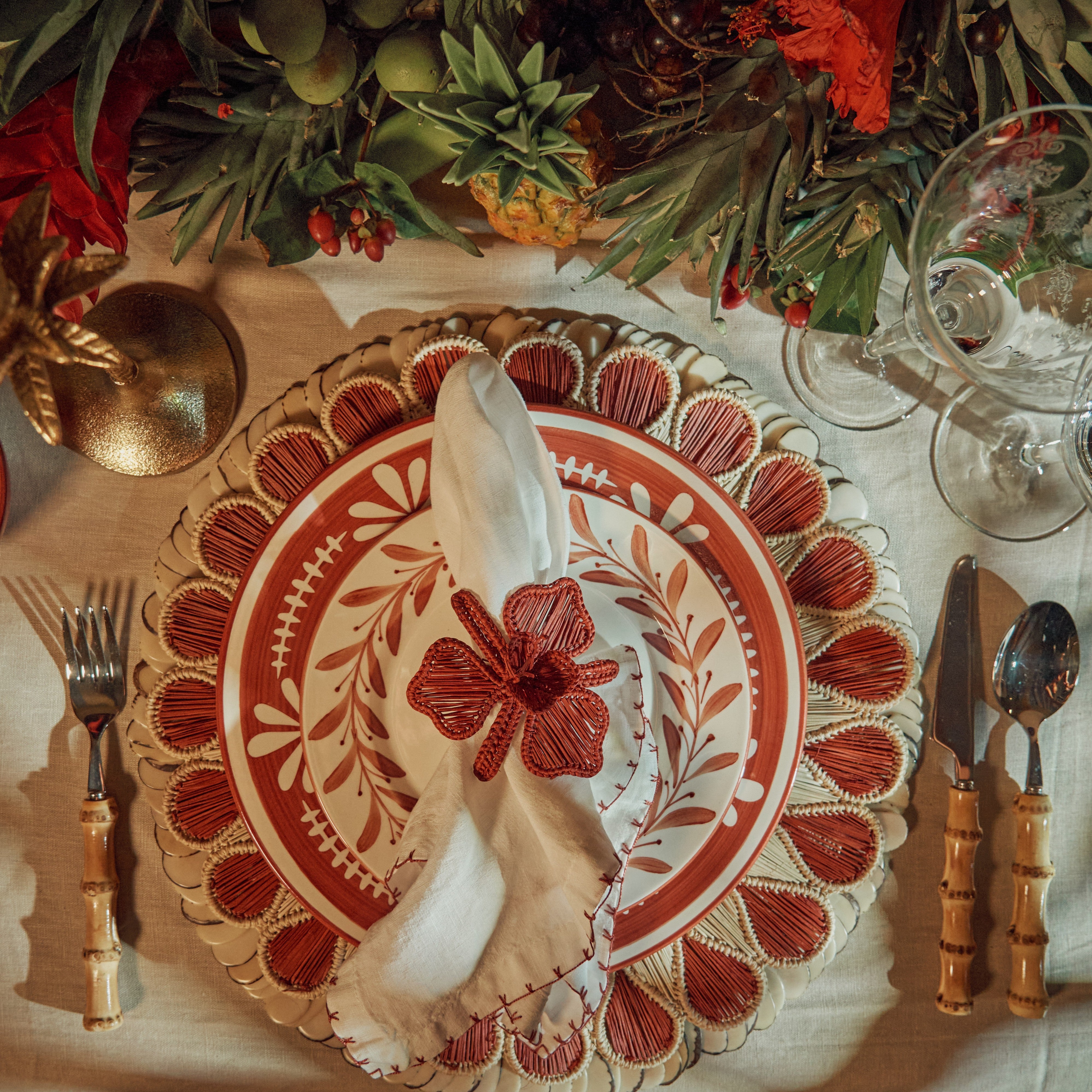 Lupita Placemat - Terracotta TABLEWARE, SERVEWARE & COOKWARE