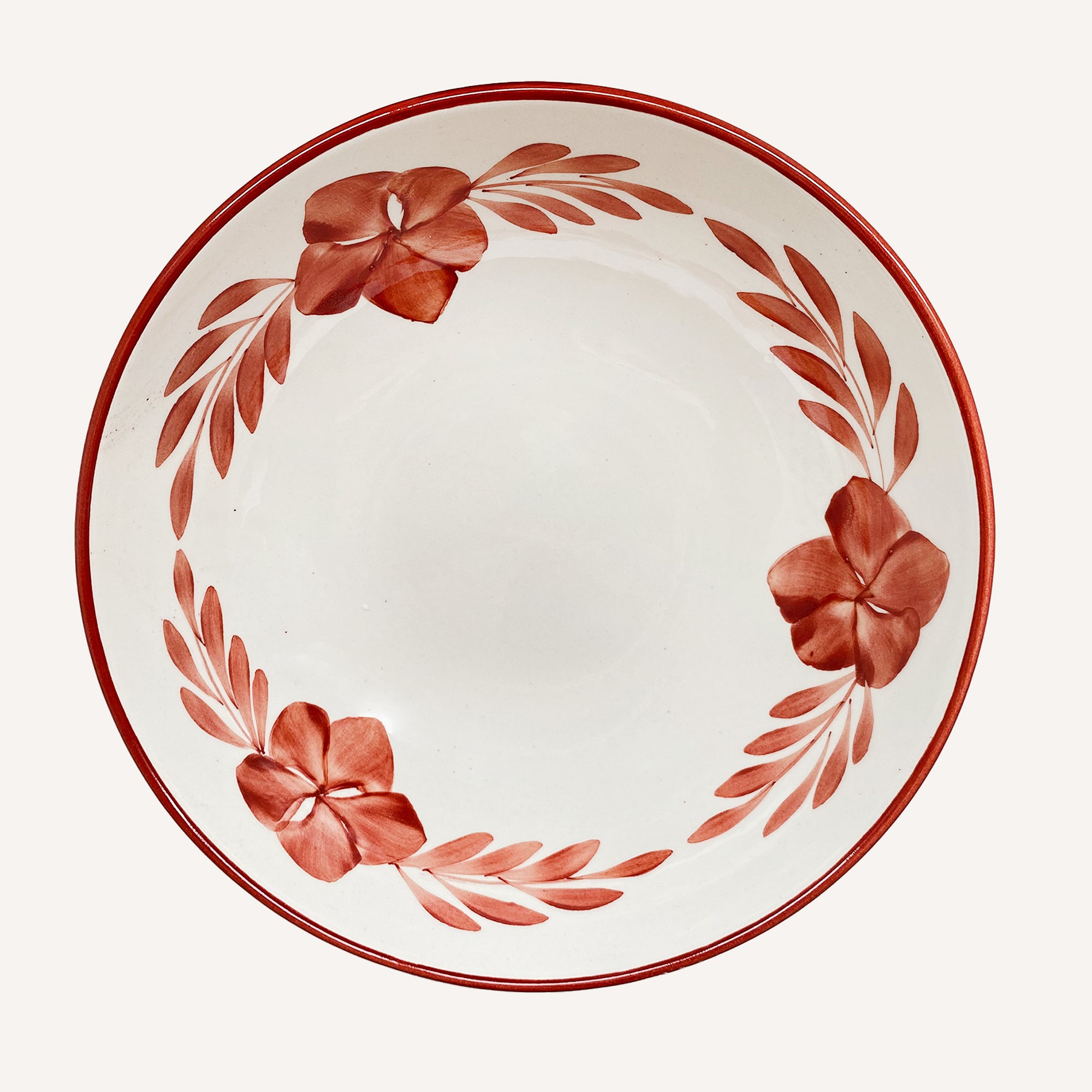 Flor Salad Bowl - Rust Red TABLEWARE, SERVEWARE & COOKWARE