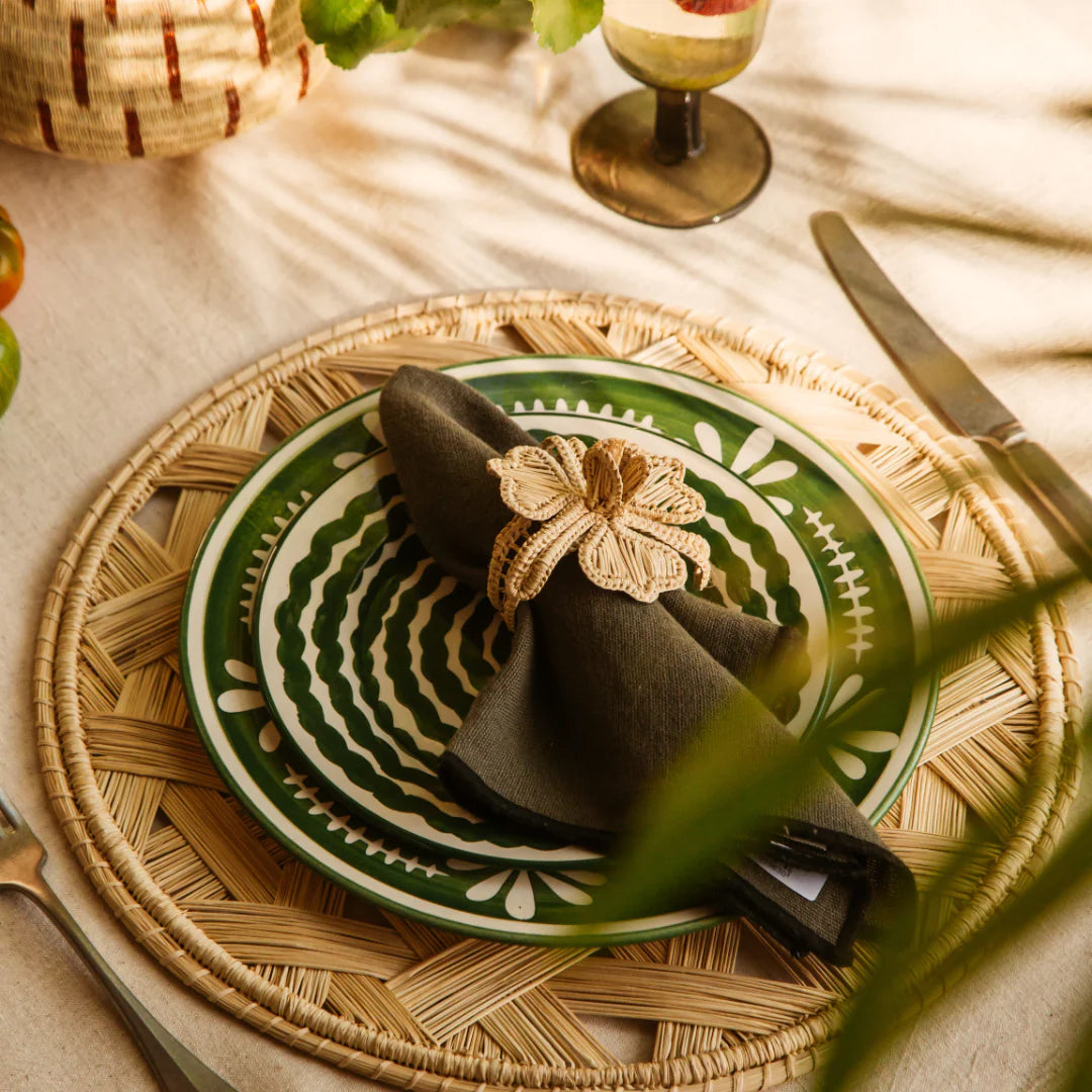 Dinner Plate - Flor - Fern Green