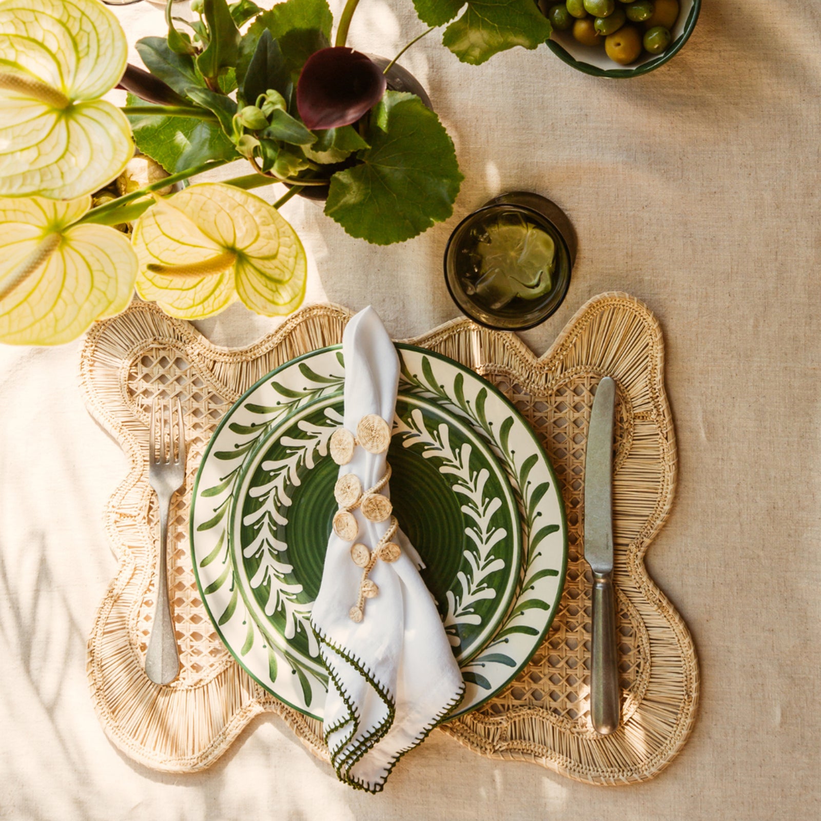 Dinner Plate -  Dark Helecho - Fern Green  TABLEWARE, SERVEWARE & COOKWARE