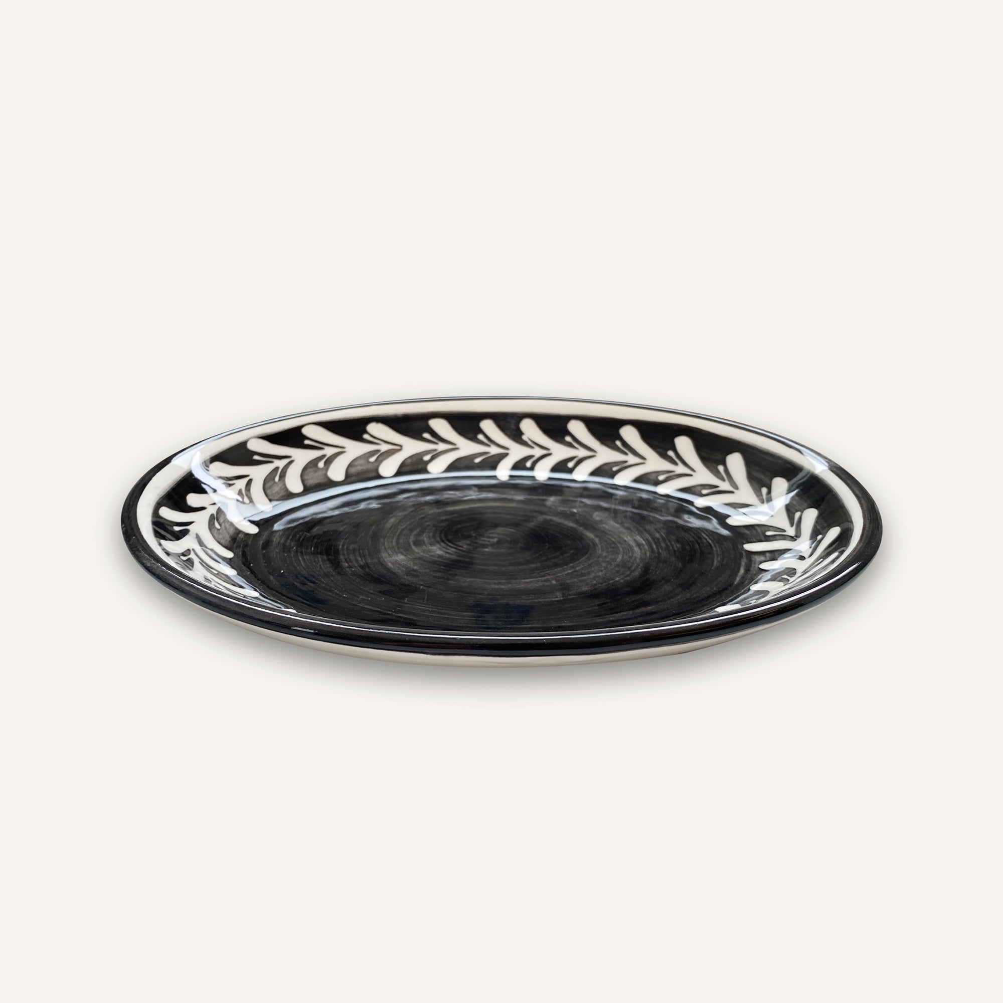 Helecho Serving Trays (set of two) - Jet Black TABLEWARE, SERVEWARE & COOKWARE