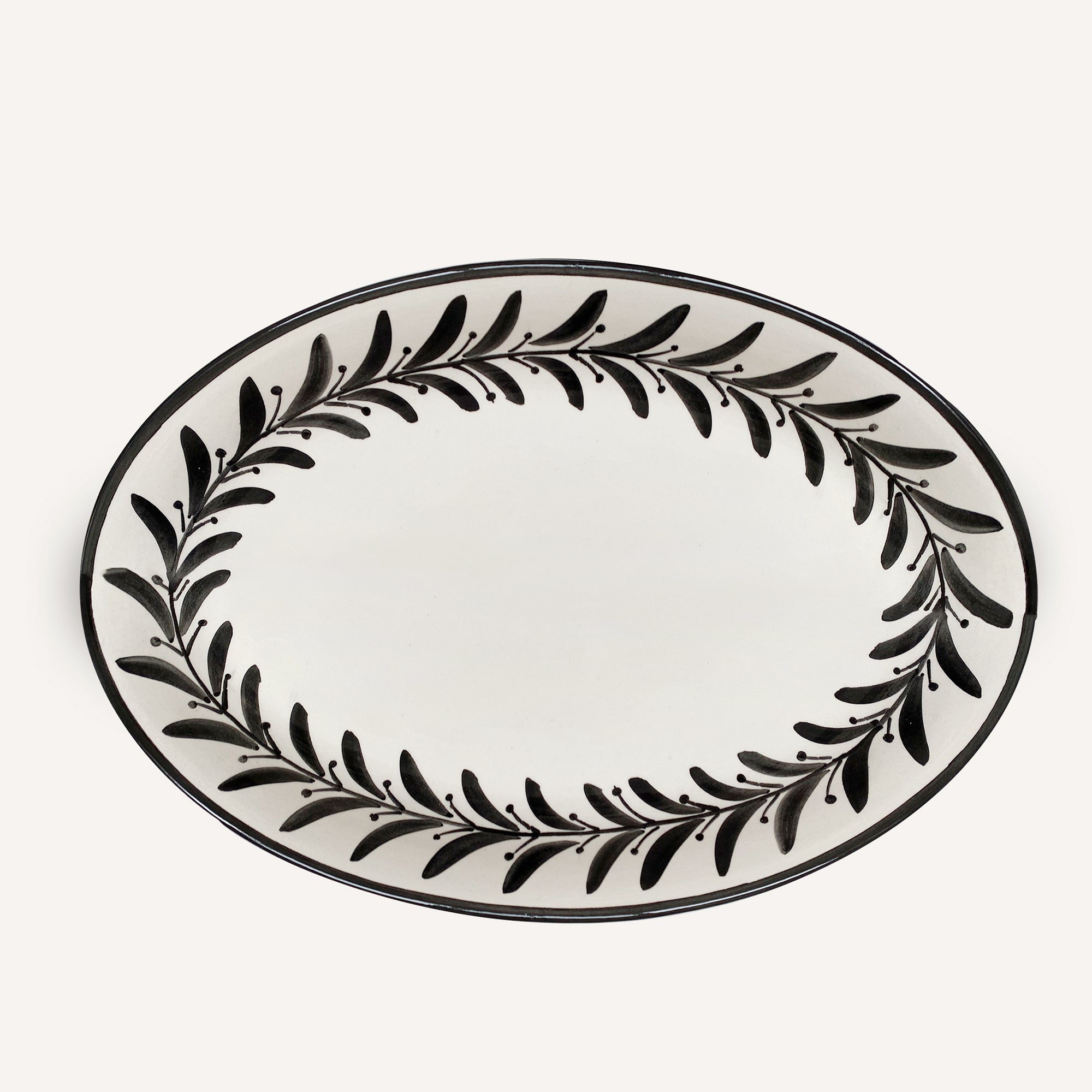 Helecho Serving Trays (set of two) - Jet Black TABLEWARE, SERVEWARE & COOKWARE