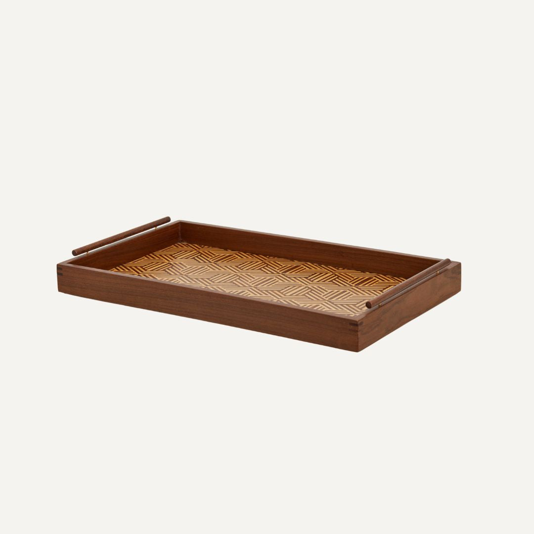 Lara Marquetry Tray - Small TABLEWARE, SERVEWARE & COOKWARE