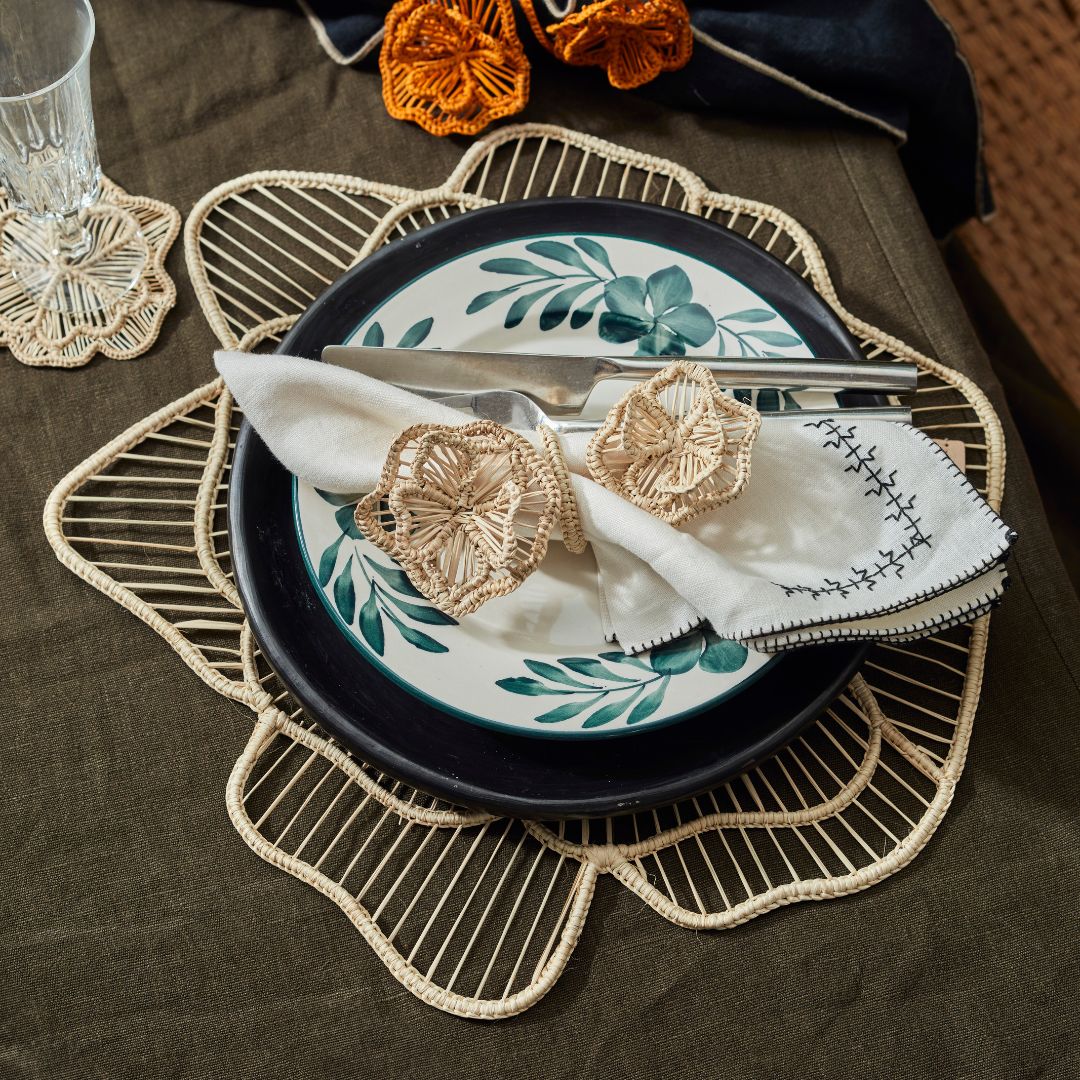 Side Plate - Flor - Teal TABLEWARE, SERVEWARE & COOKWARE