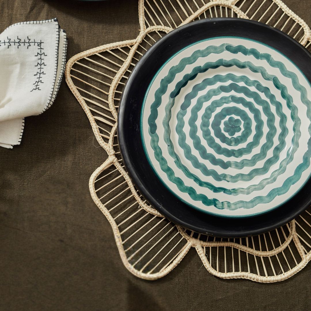 Side Plate - Ondas - Teal TABLEWARE, SERVEWARE & COOKWARE