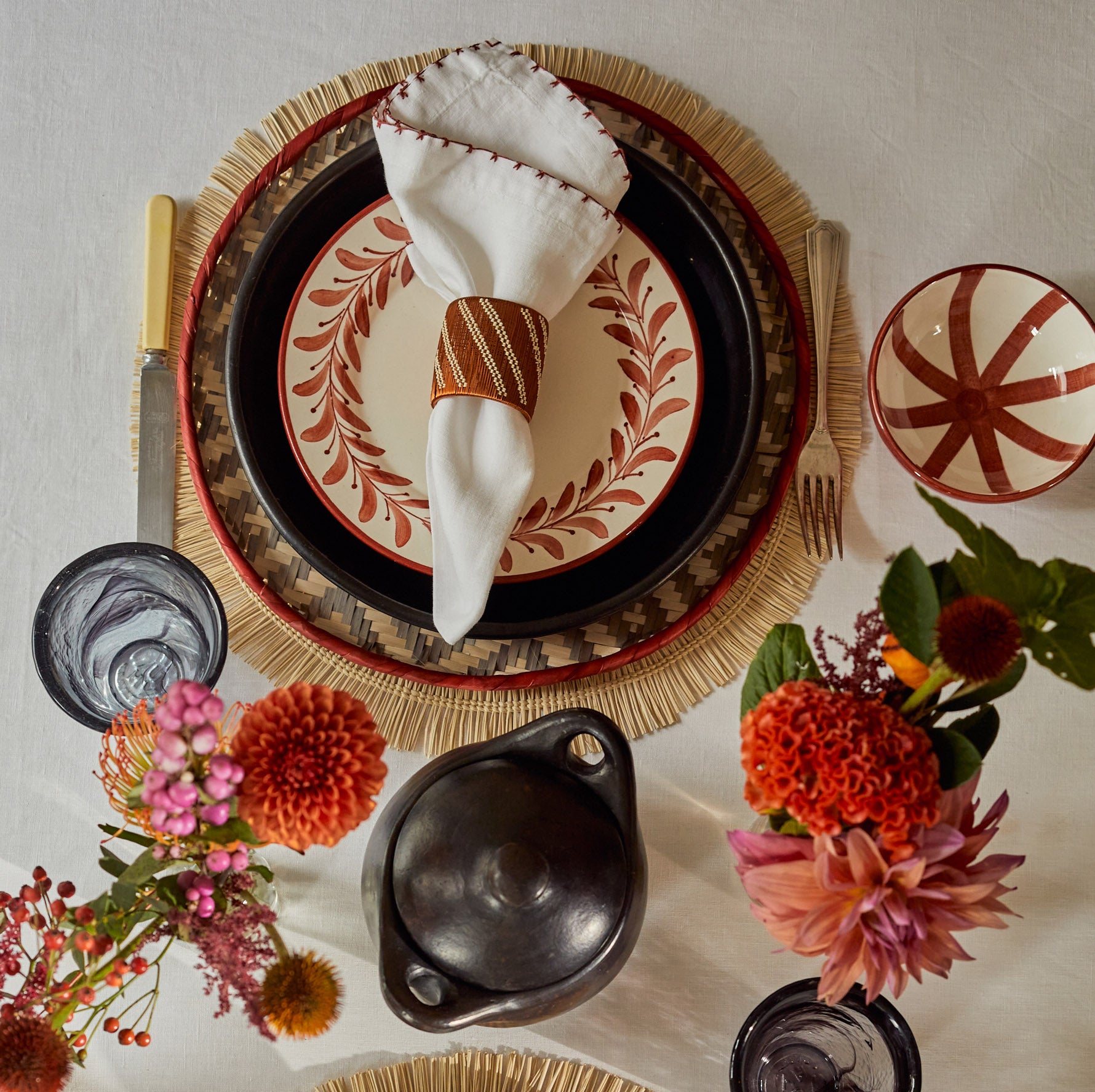 Side Plate - Helecho - Rust Red TABLEWARE, SERVEWARE & COOKWARE