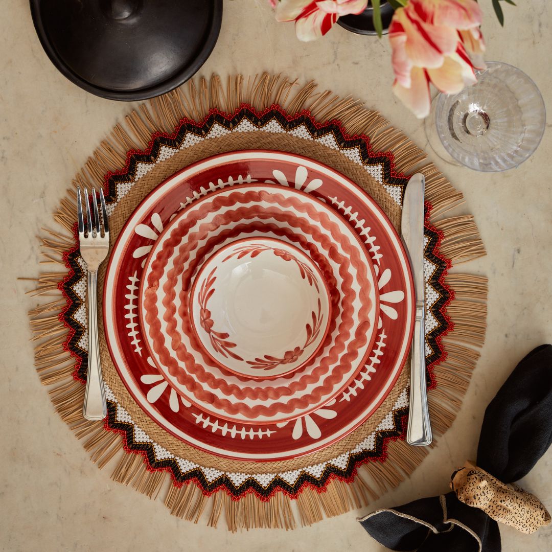 Tapas Bowl - Flor - Rust Red TABLEWARE, SERVEWARE & COOKWARE