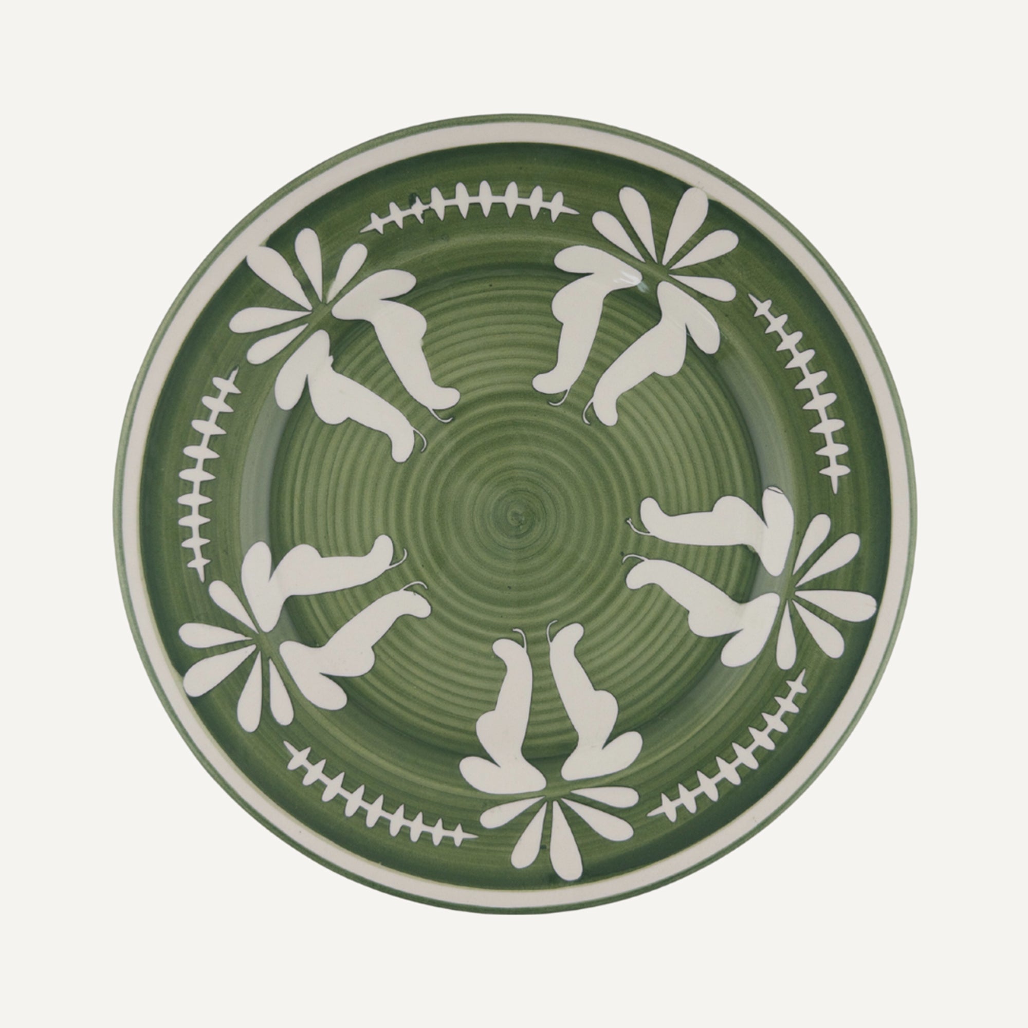 Dinner Plate - Flor - Fern Green TABLEWARE, SERVEWARE & COOKWARE