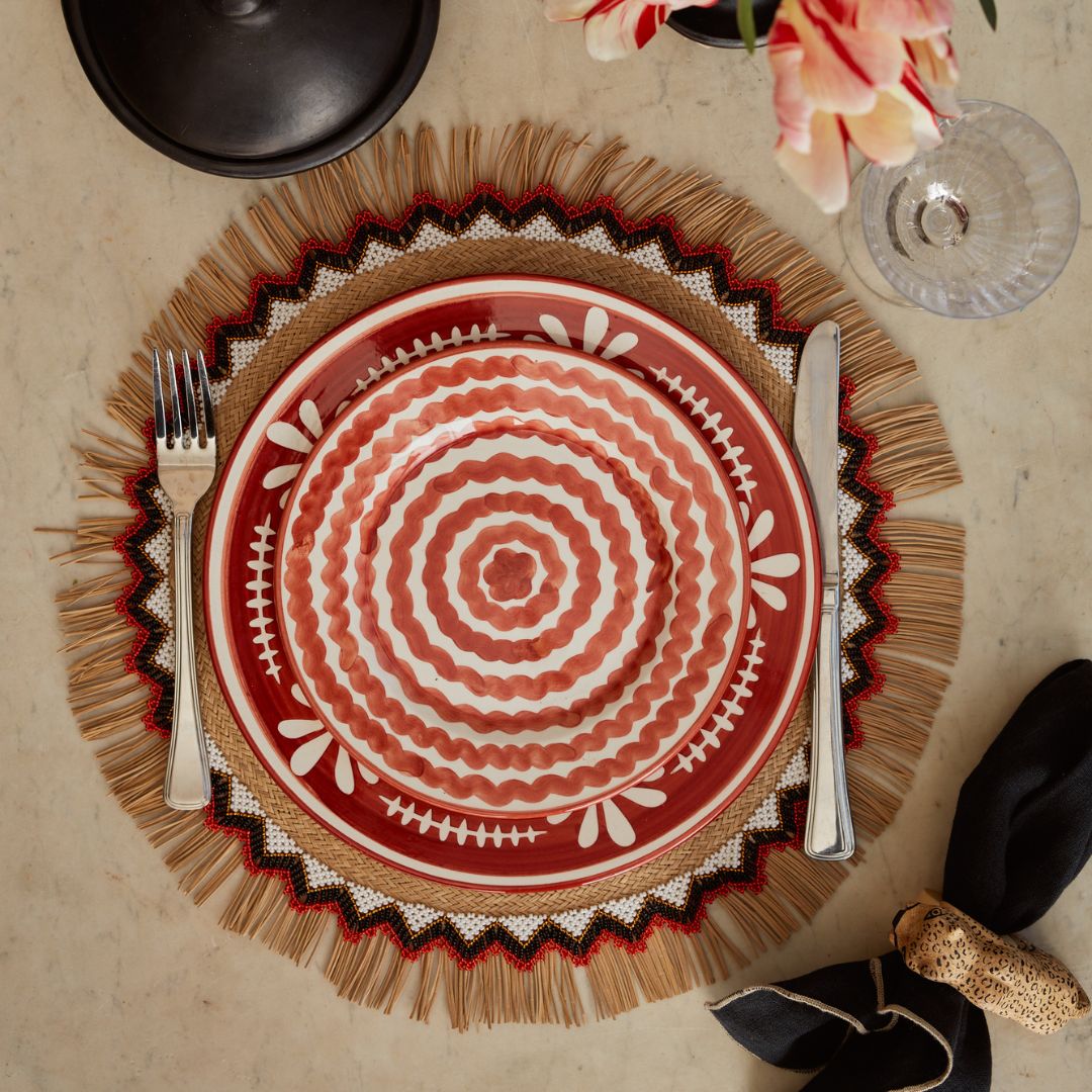 Side Plate - Ondas - Rust Red TABLEWARE, SERVEWARE & COOKWARE