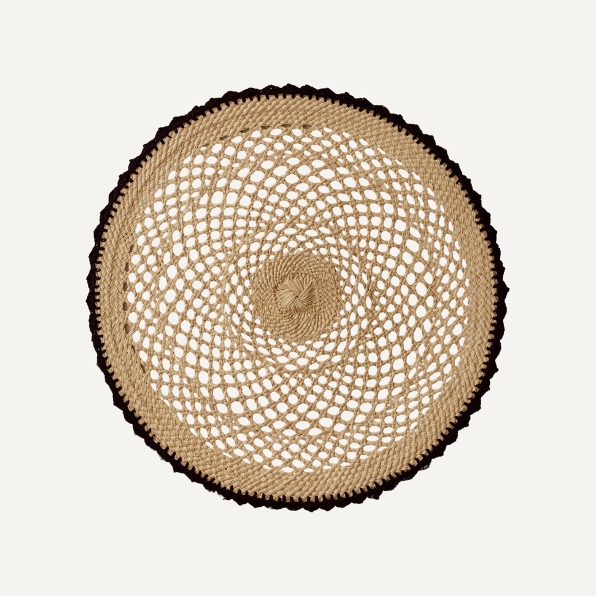 Crochet Placemat - Black TABLEWARE, SERVEWARE & COOKWARE