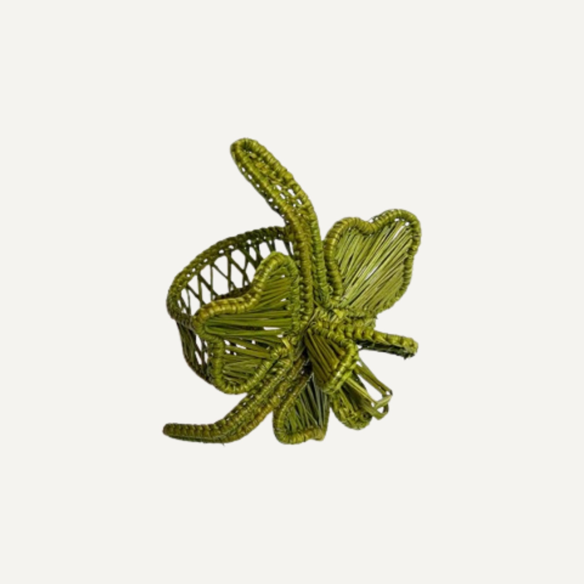Orquidea Napkin Ring, Green (Set of 4)