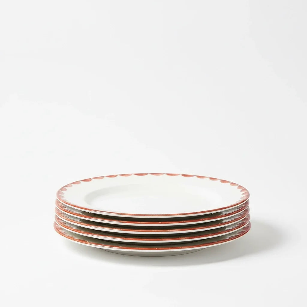 Cascos Dinner Plate, Rust Red (Set of 4)