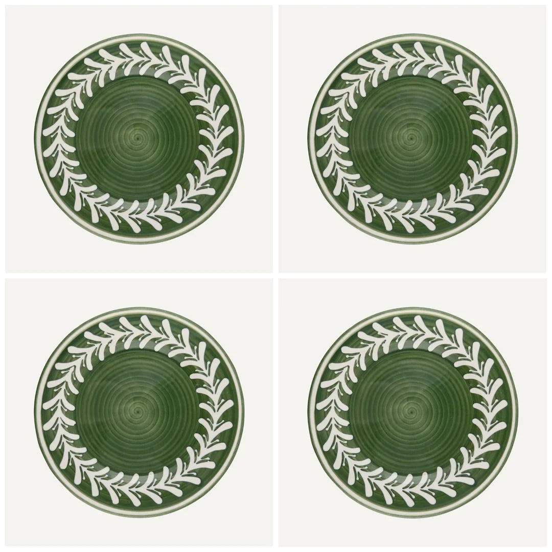 Dark Helecho - Dinner Plate - Fern Green (Set of 4)