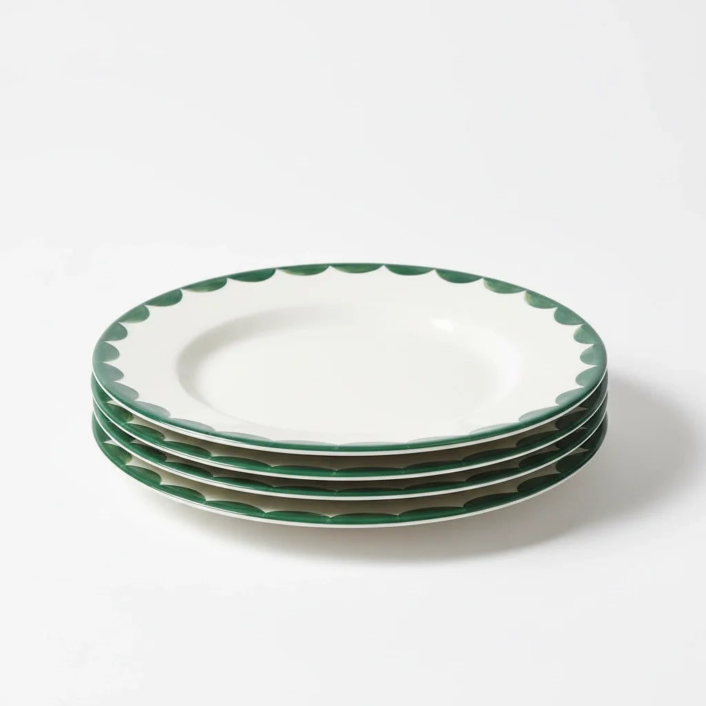 Cascos Side Plate, Fern Green (Set of 4)