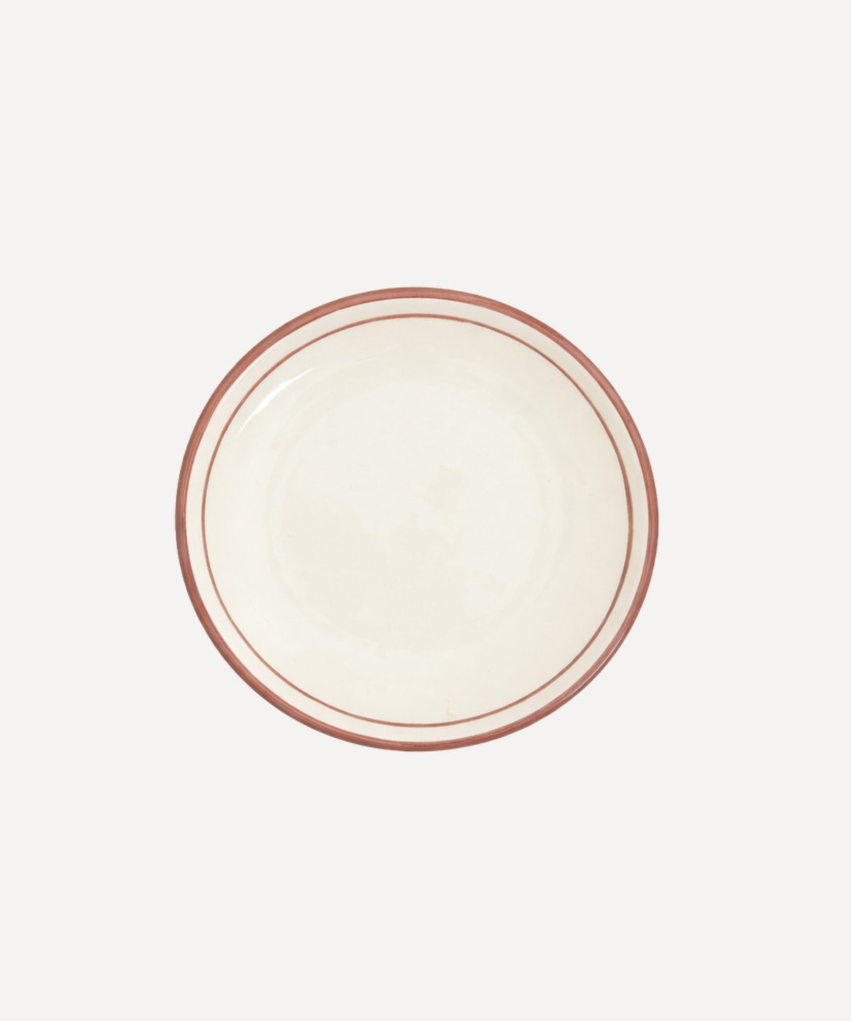 Rim Bread Plate Hand Painted Ceramic Vintage