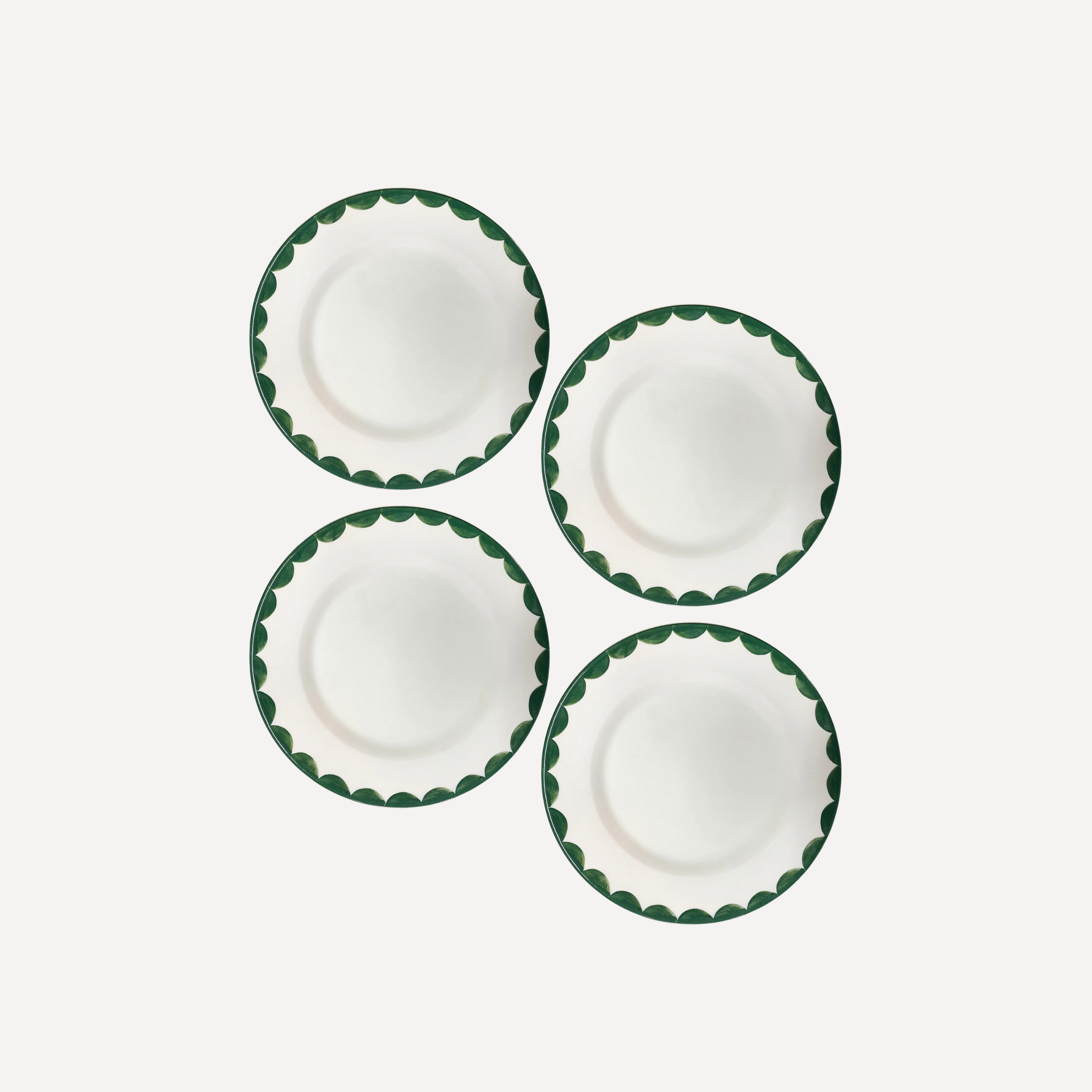 Cascos Side Plate, Fern Green (Set of 4)