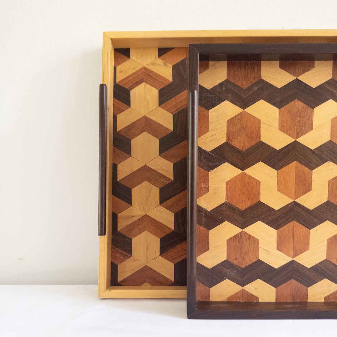 Lara Marquetry Trays