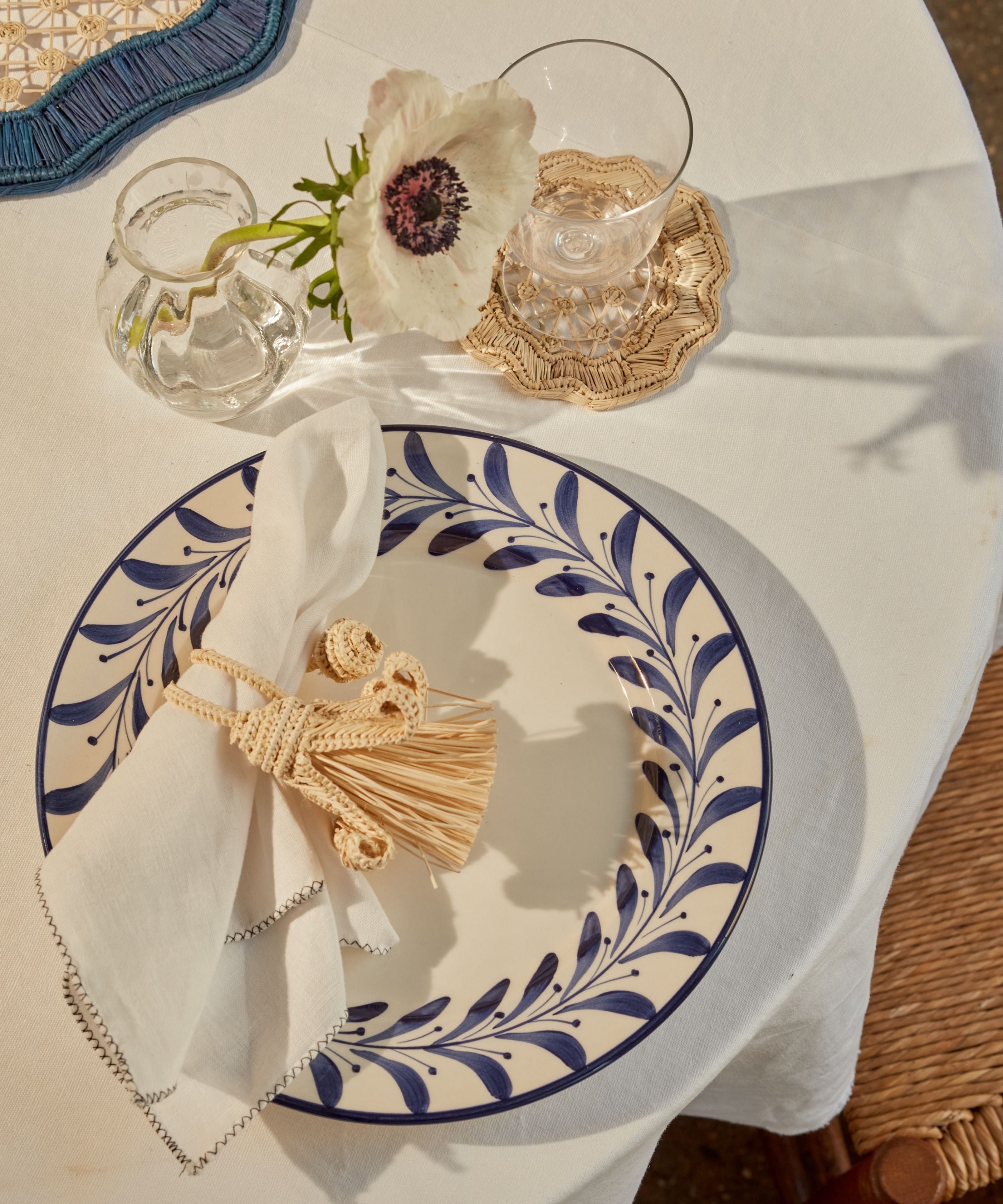 Orquidea Napkin Ring, Natural