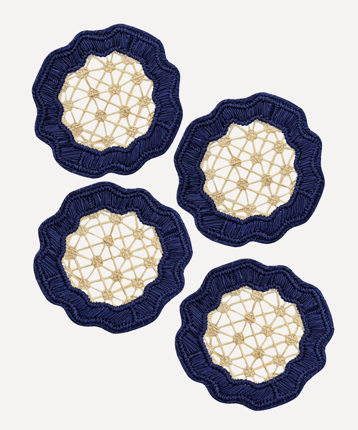 Deco Coasters Handwoven Iraca Palm Deep