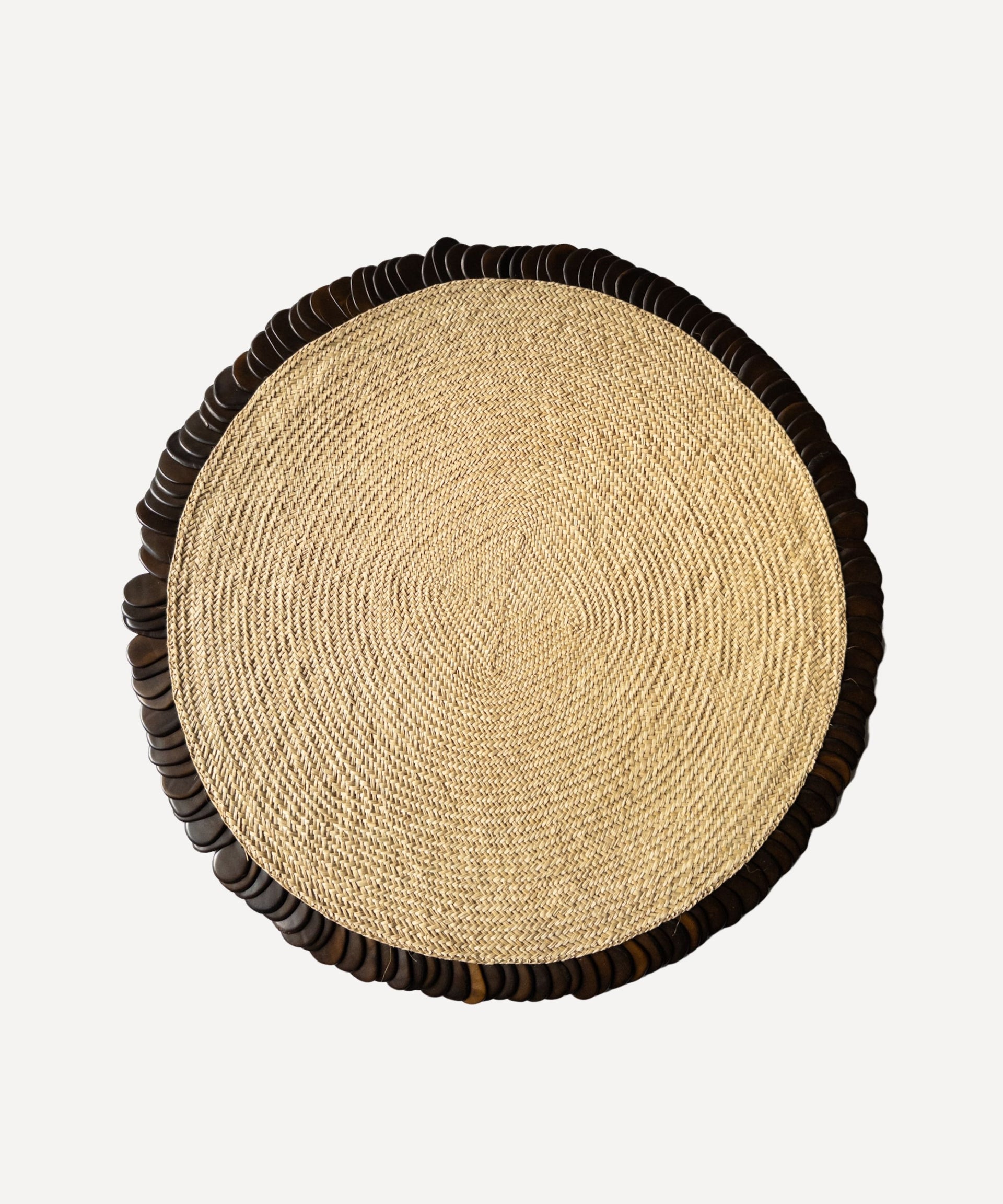 Tagua Placemat Handwoven Panama Hat Straw Cafe