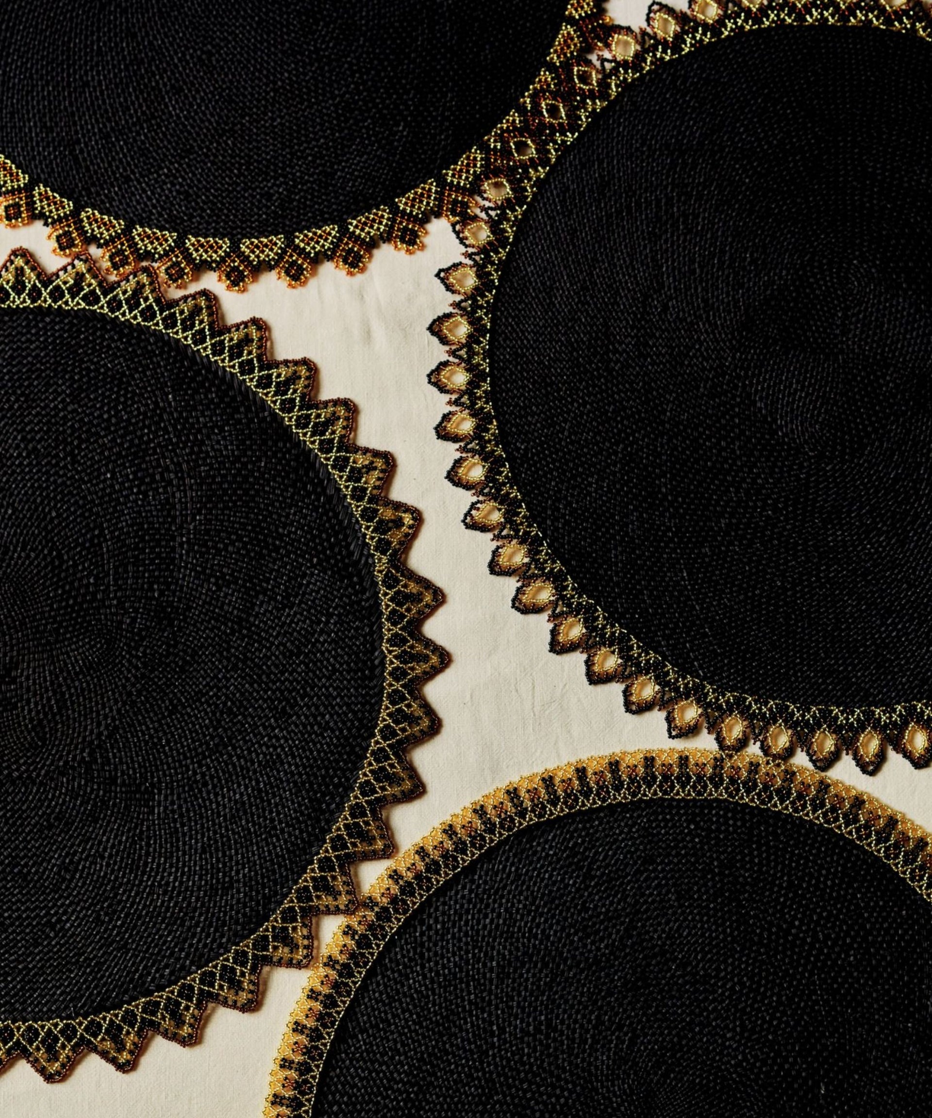 Rumba Placemat Handwoven Panama Hat Straw