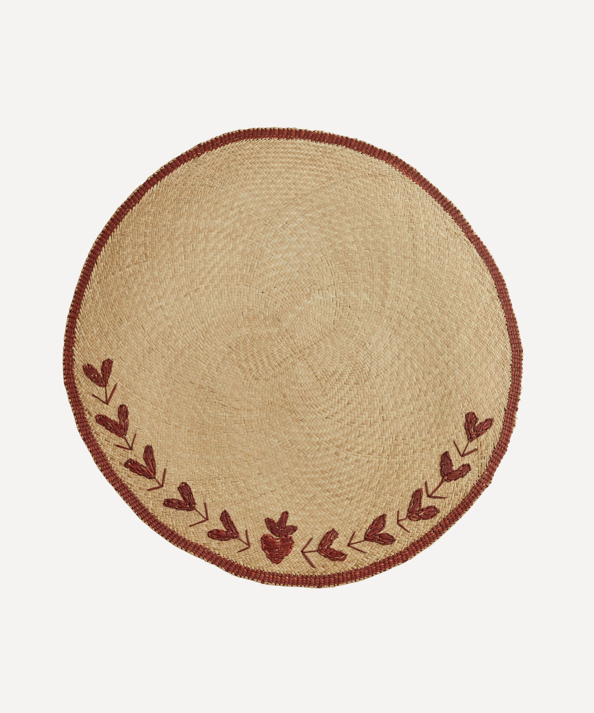 Corazon Nordic Placemat Handwoven Panama Hat Straw