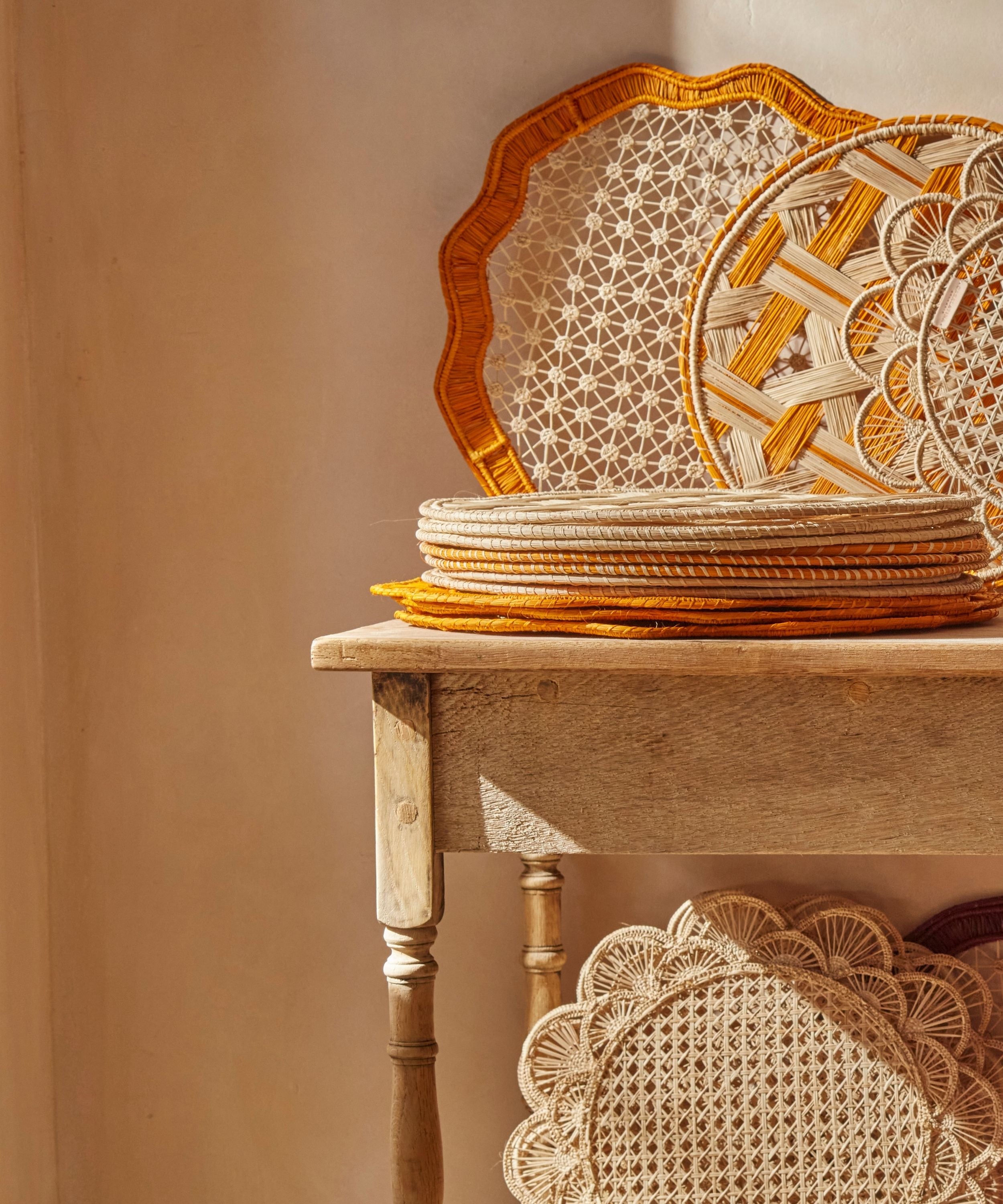 Deco Placemat, Mustard