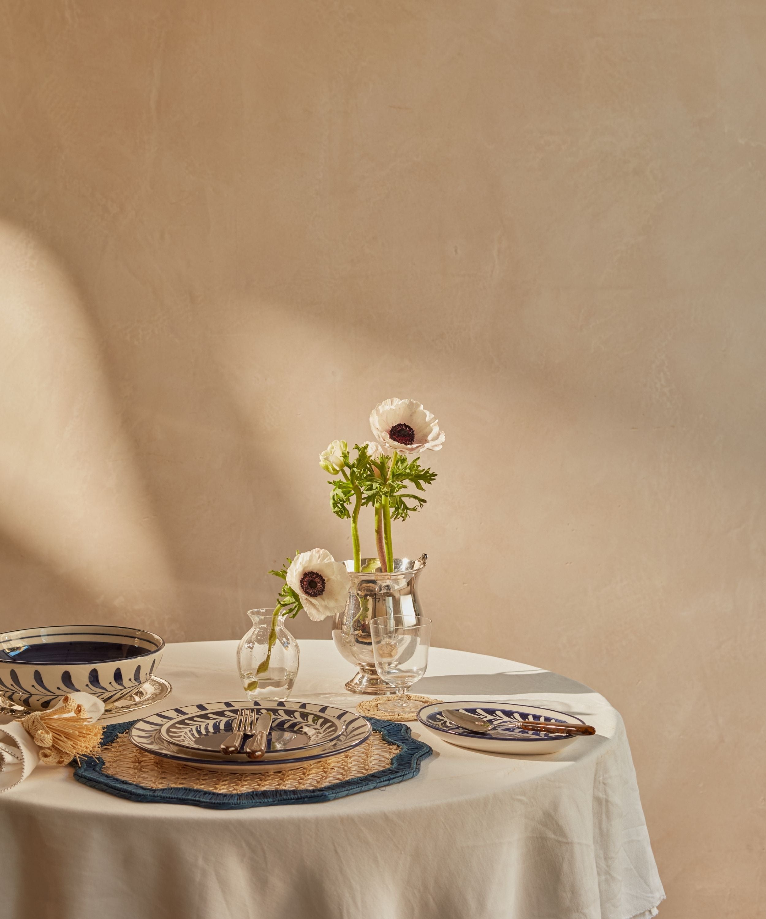 Deco Placemat, Deep Blue