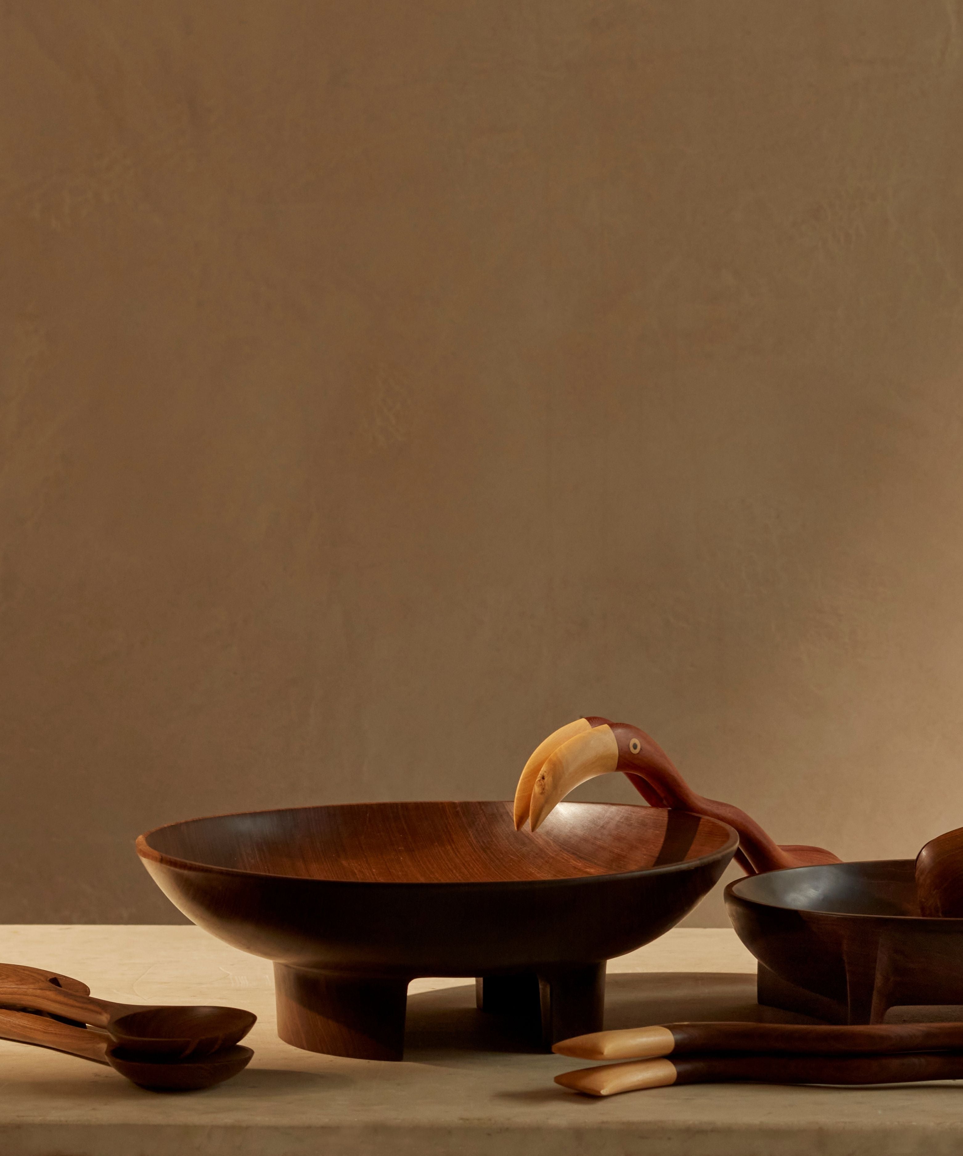 Toucan Salad Servers