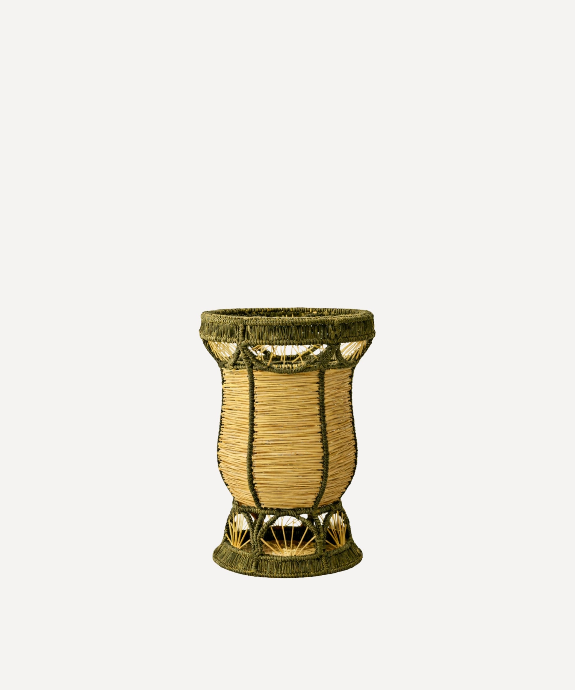 Deco Bud Vase Handwoven Iraca Palm