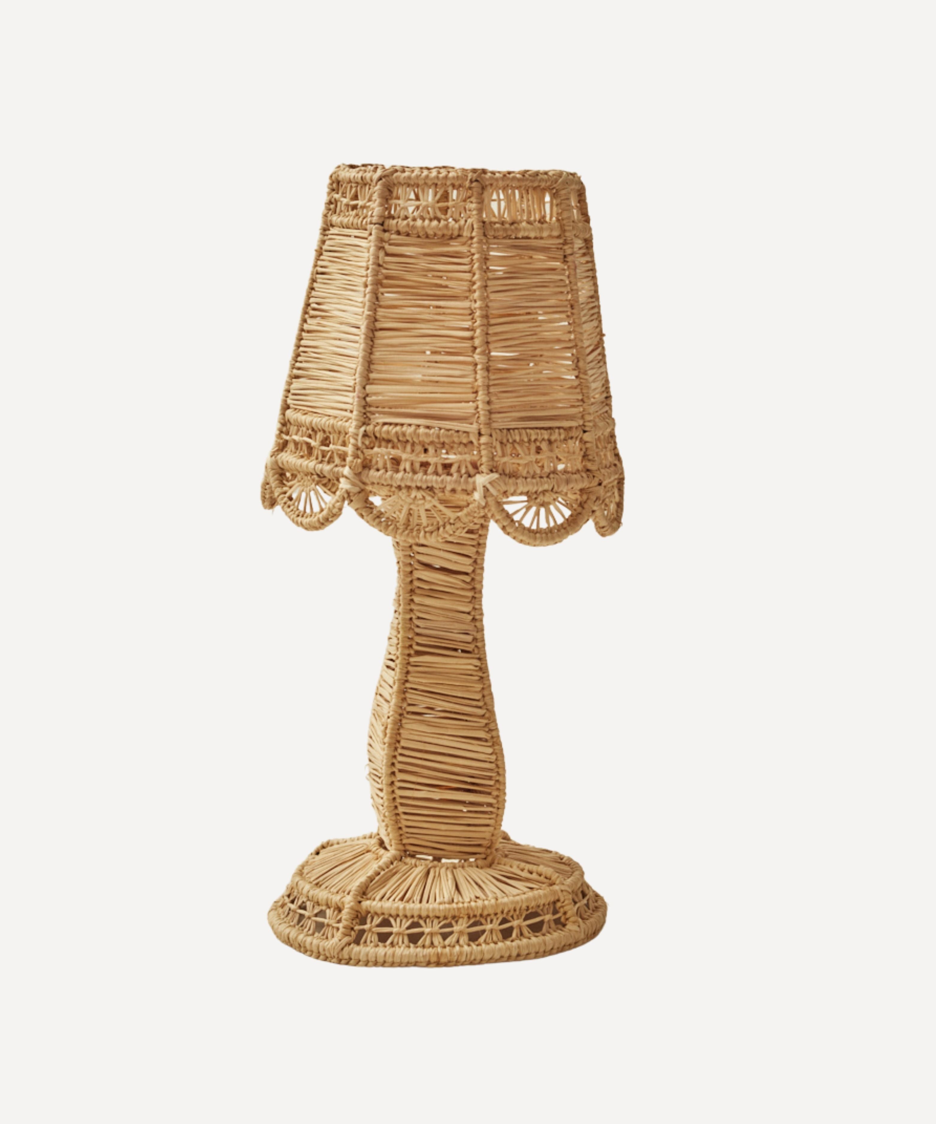 Dayana Woven Dining Table Lamp, Natural