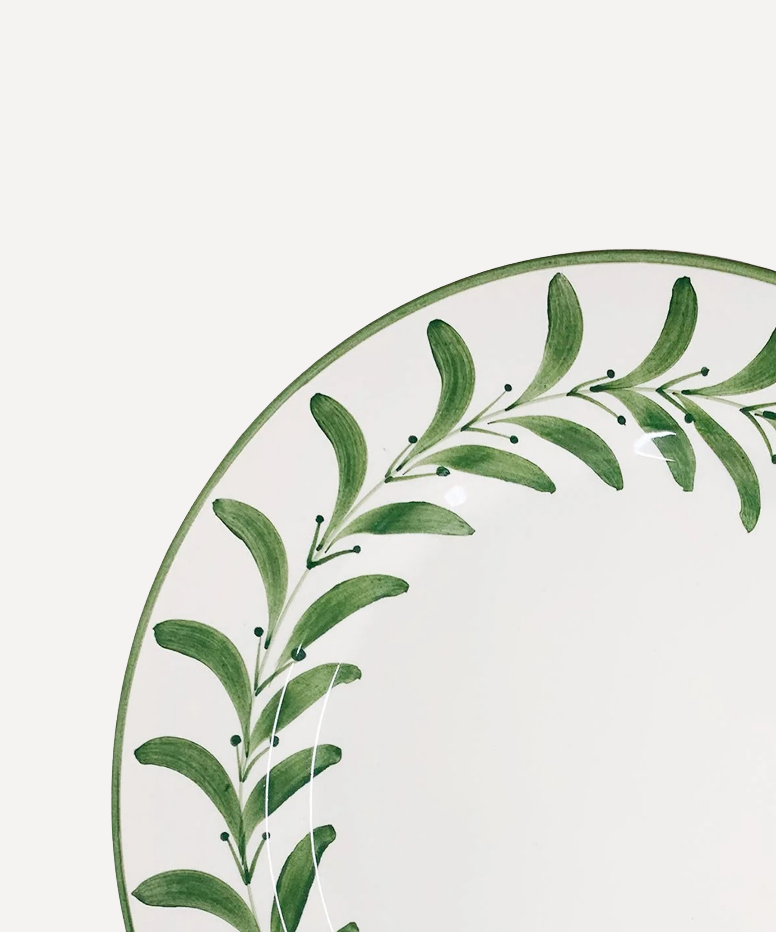 Helecho Dinner Plate, Fern Green