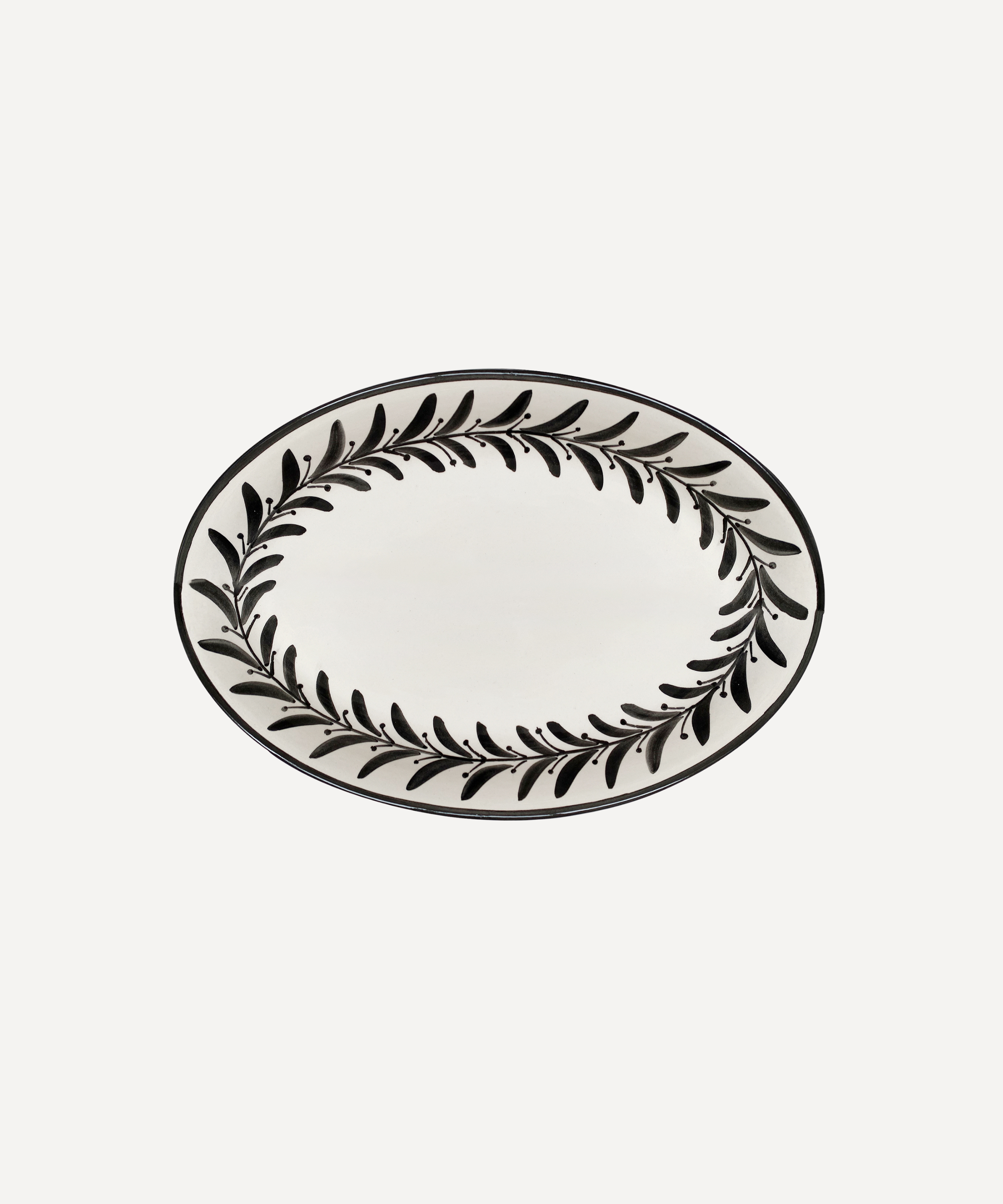 Helecho Serving Trays (set of two) - Jet Black