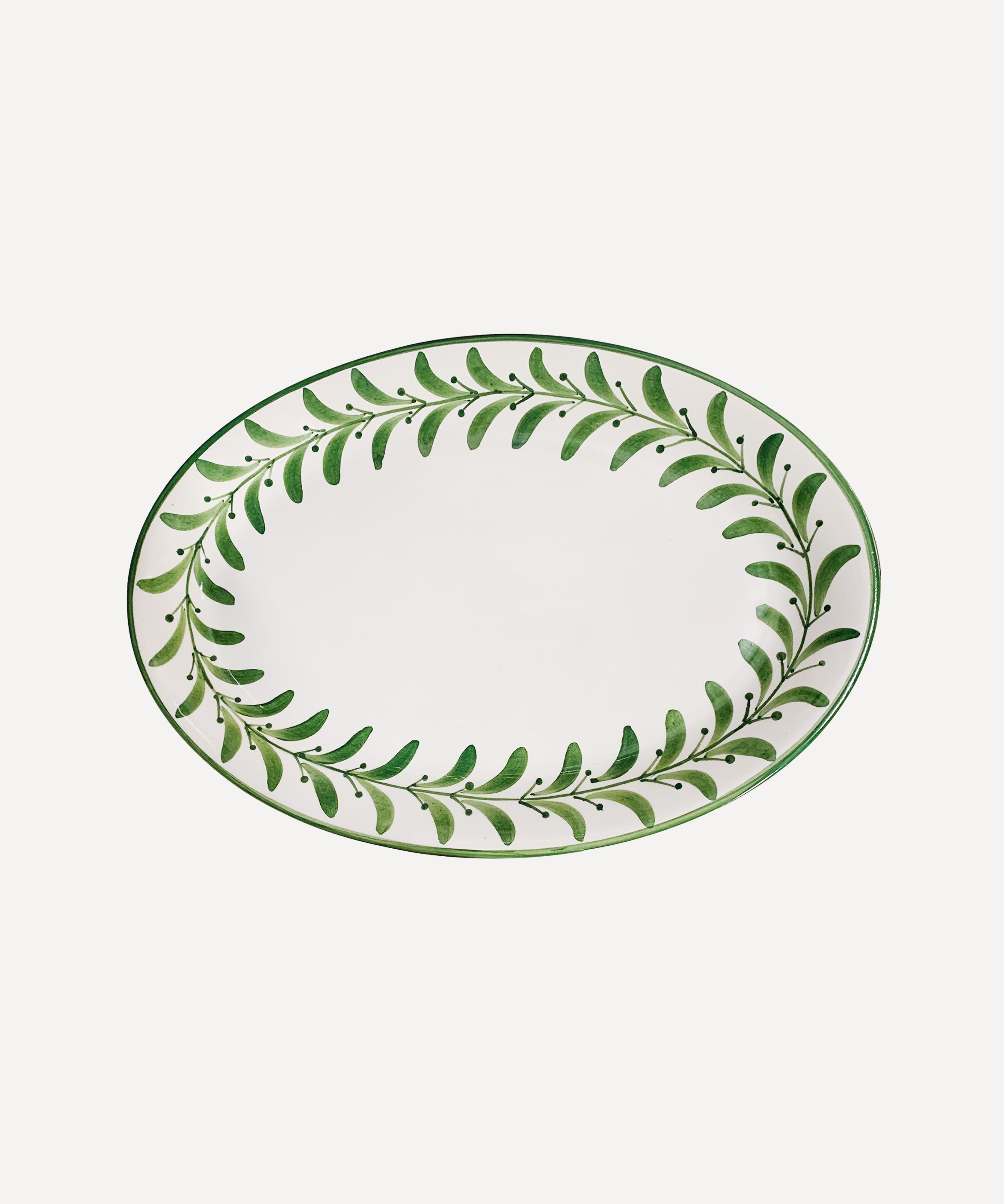Helecho Serving Platter (set of two) - Fern Green