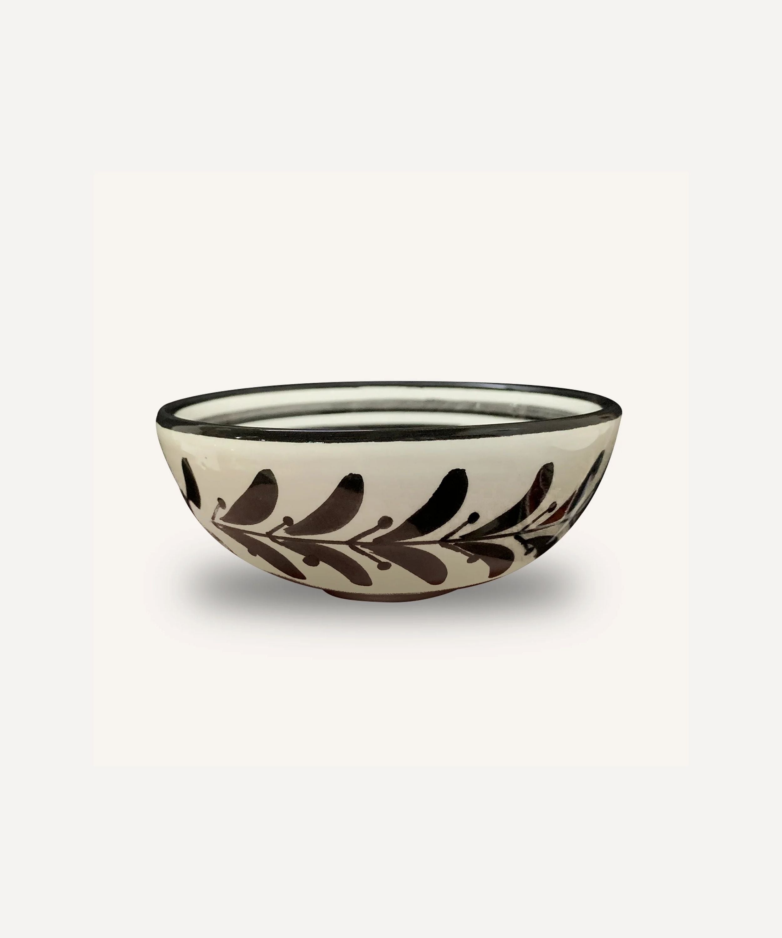 Helecho Tapas Bowl, Jet Black