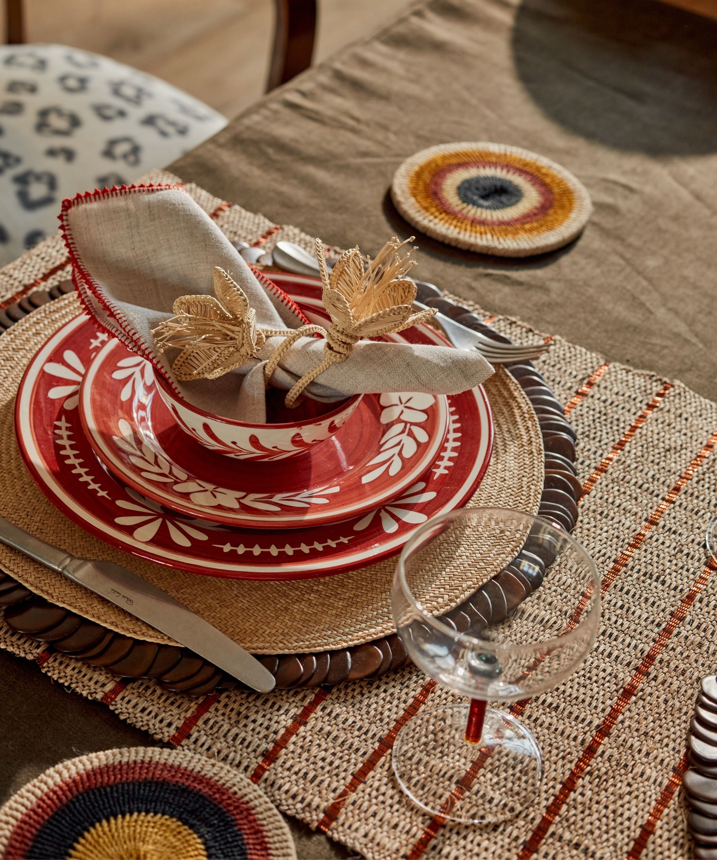 Helecho Tapas Bowl, Rust Red (Set of 4)